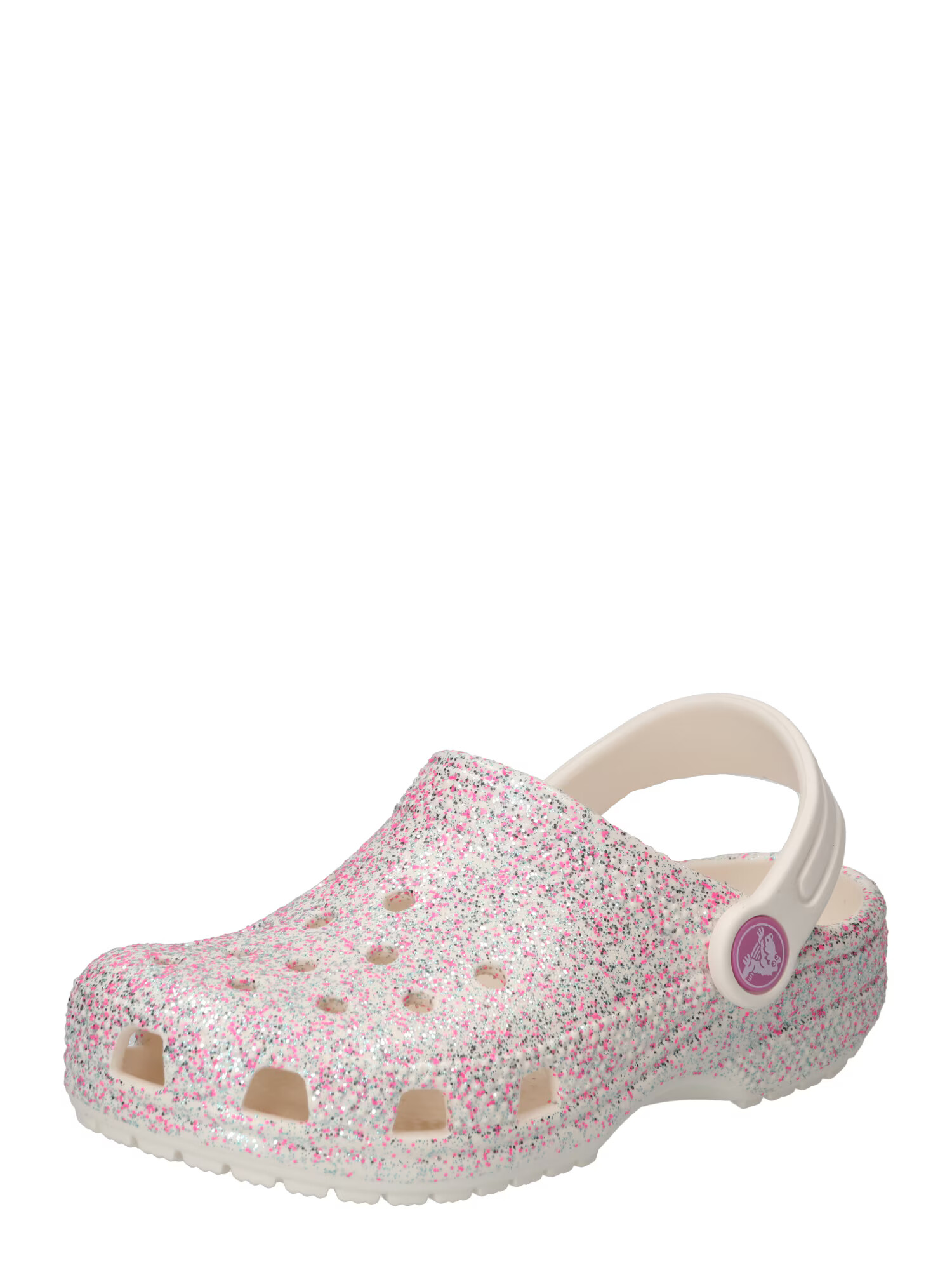 Crocs Sandale crem / fucsia / argintiu - Pled.ro