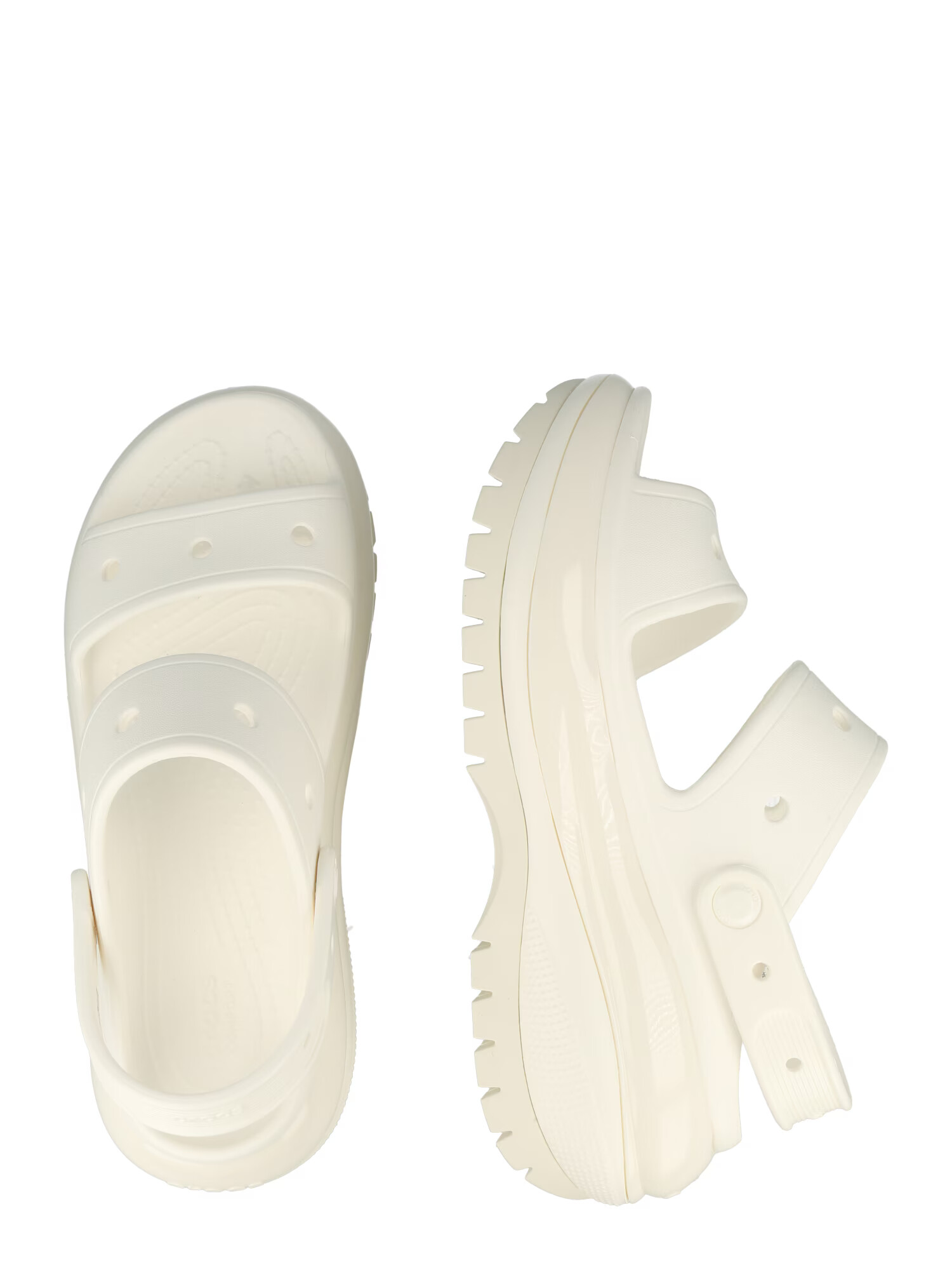 Crocs Sandale 'Mega Crush' alb - Pled.ro