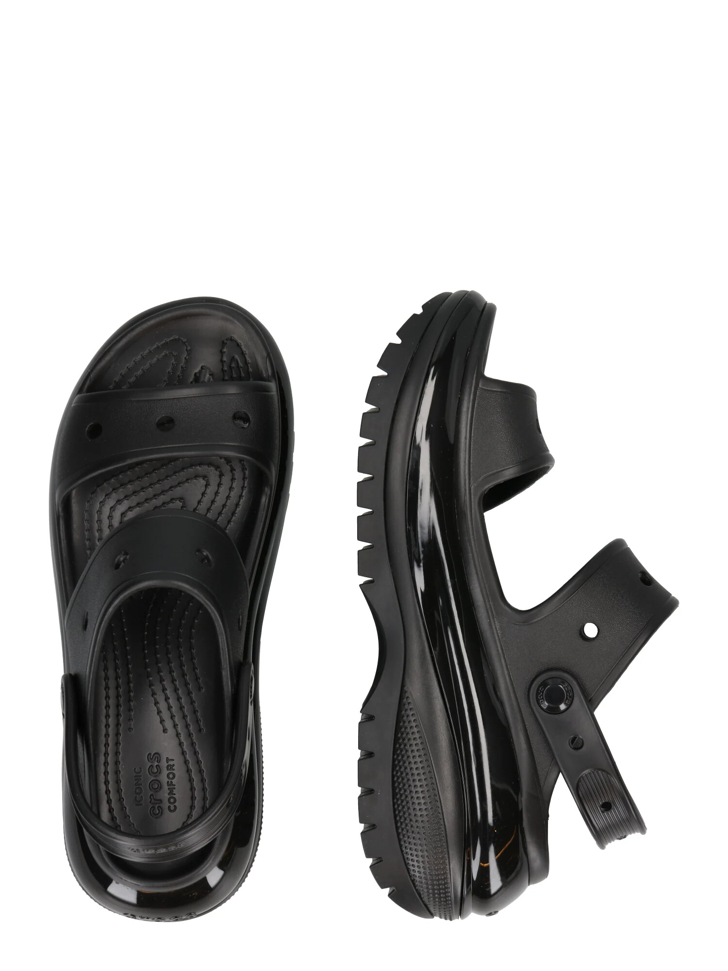 Crocs Sandale 'Mega Crush' negru - Pled.ro