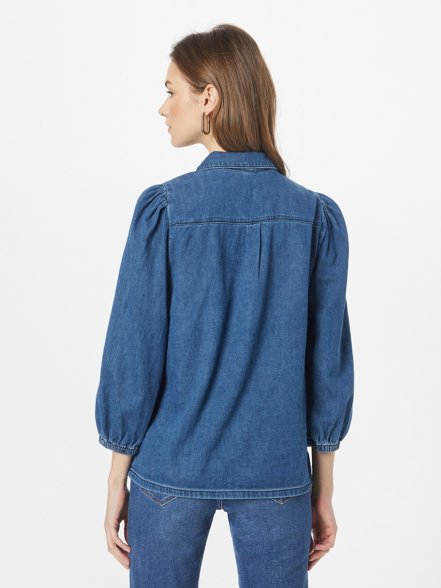 CULTURE Bluză 'Paola' albastru denim - Pled.ro