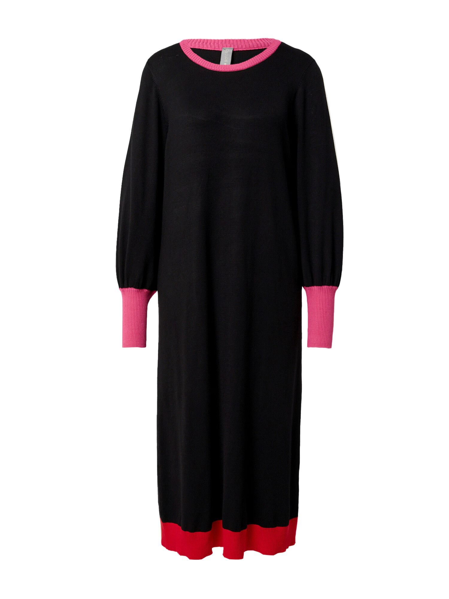 CULTURE Rochie tricotat 'Annemarie' roz deschis / roșu deschis / negru - Pled.ro