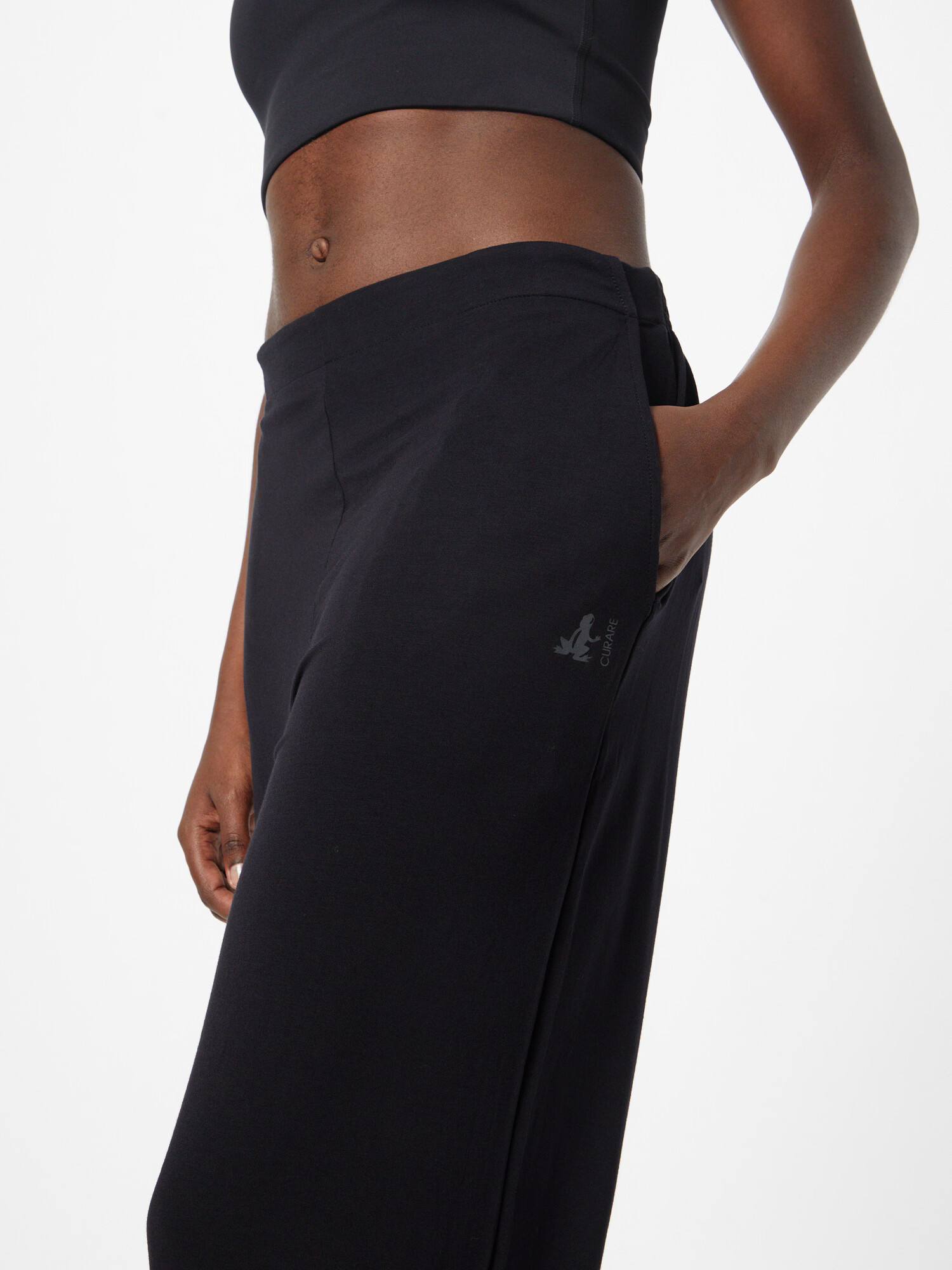 CURARE Yogawear Pantaloni sport gri închis / negru - Pled.ro