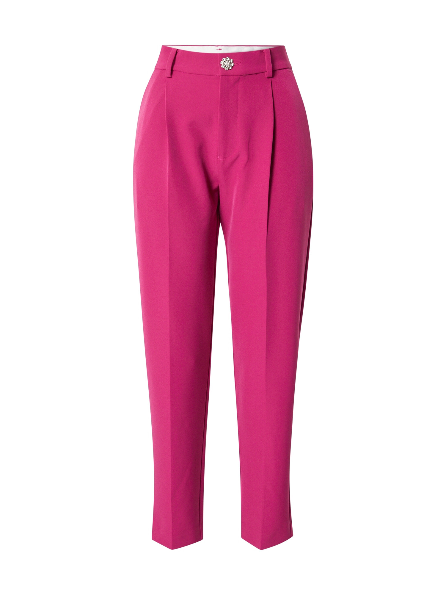 Custommade Pantaloni cu dungă 'Pianora' fucsia - Pled.ro