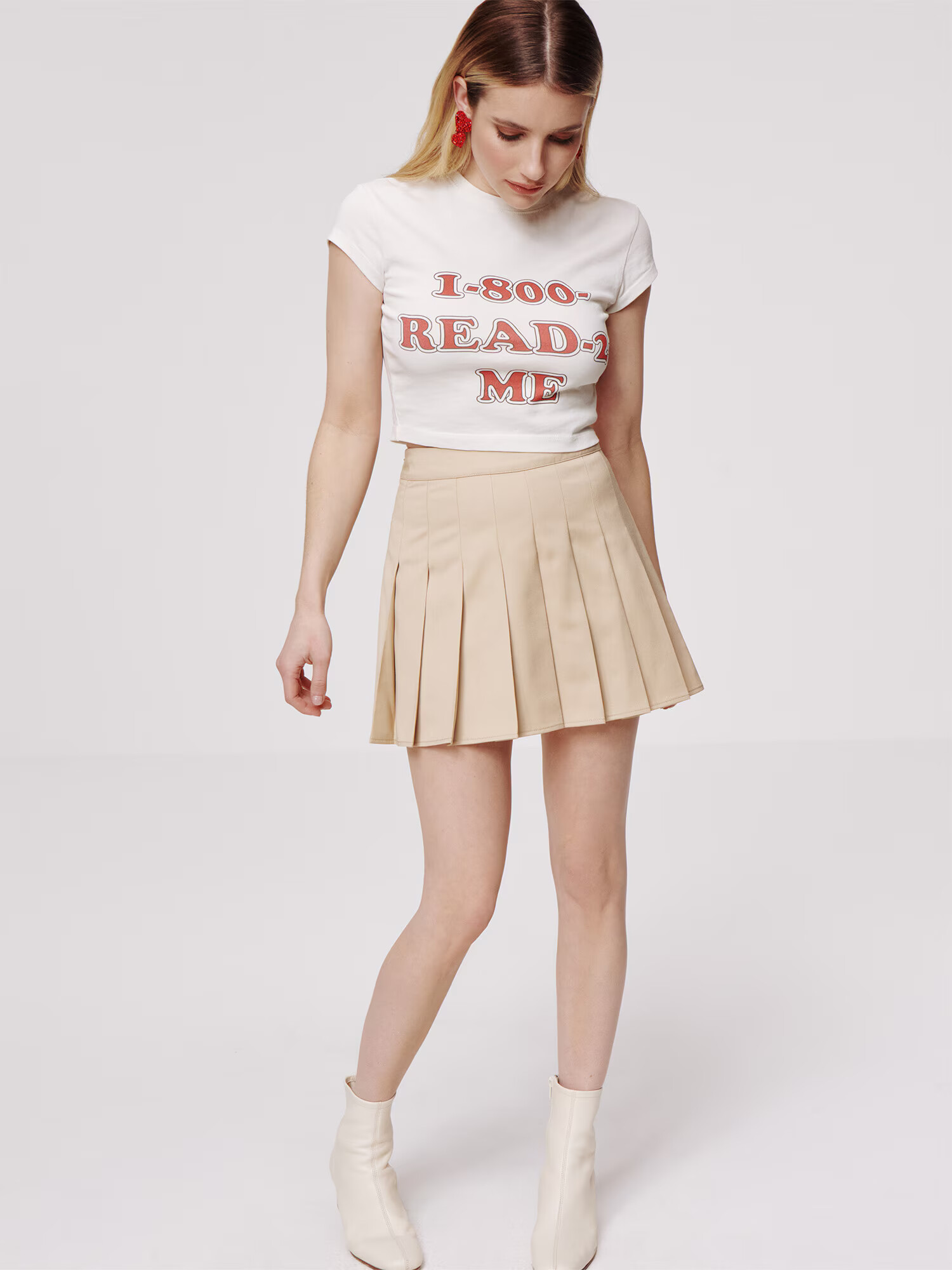 Daahls by Emma Roberts exclusively for ABOUT YOU Fustă 'Jill' bej - Pled.ro