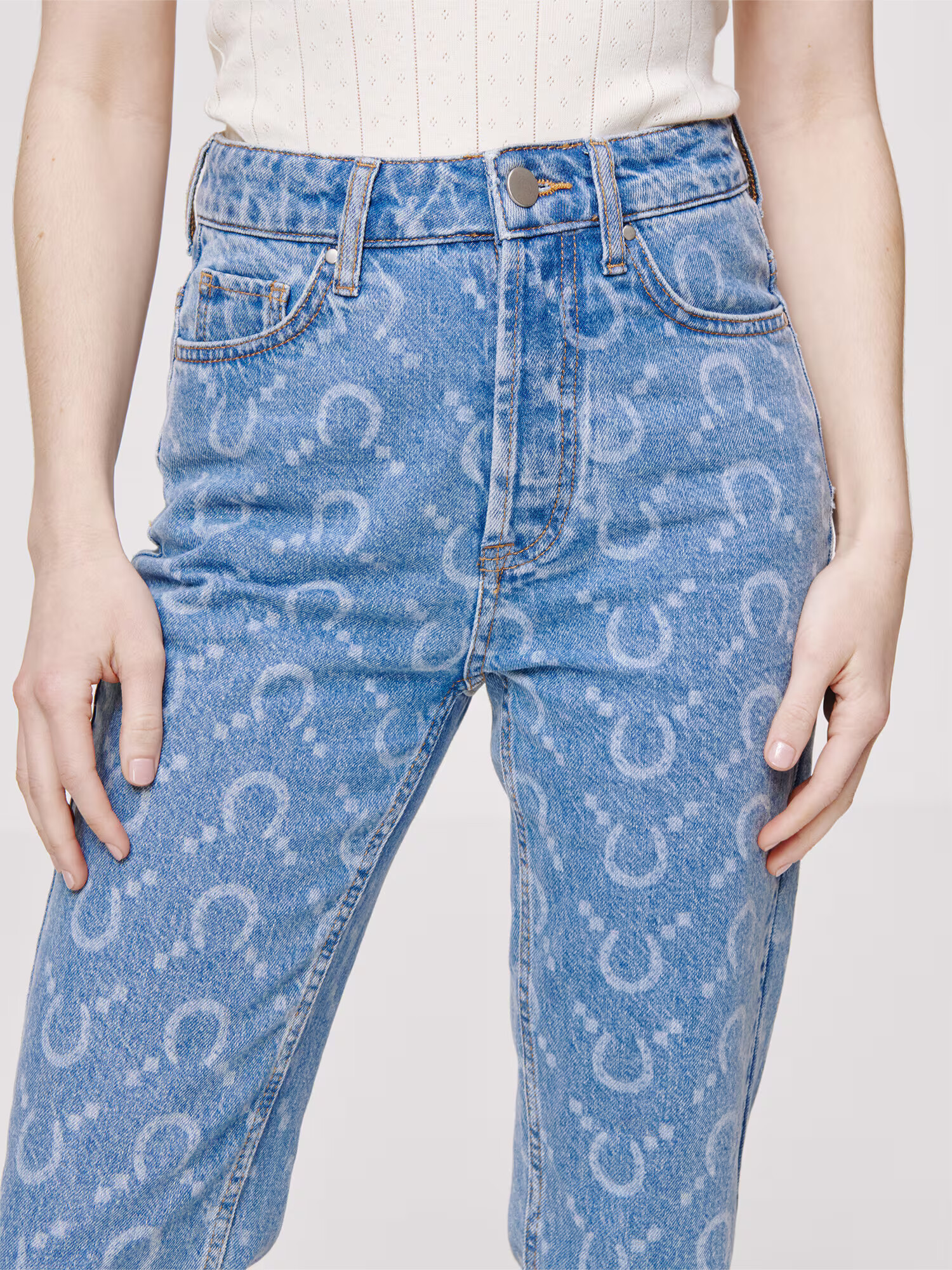 Daahls by Emma Roberts exclusively for ABOUT YOU Jeans 'Manja' albastru / albastru deschis - Pled.ro