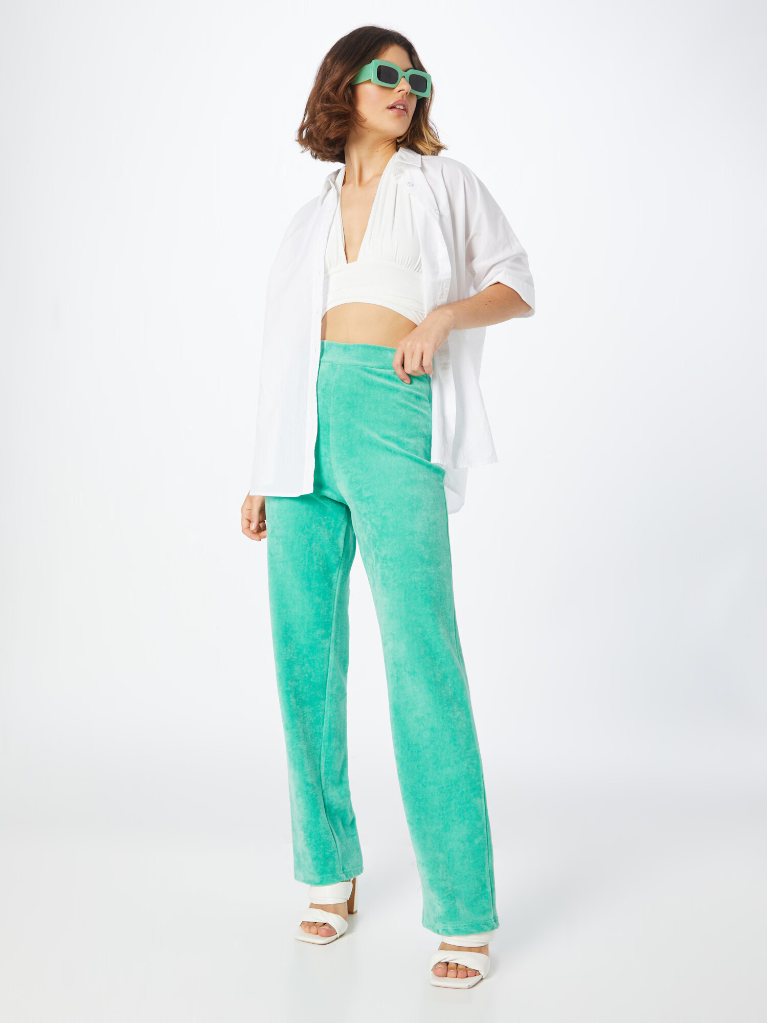 Daisy Street Pantaloni verde jad - Pled.ro