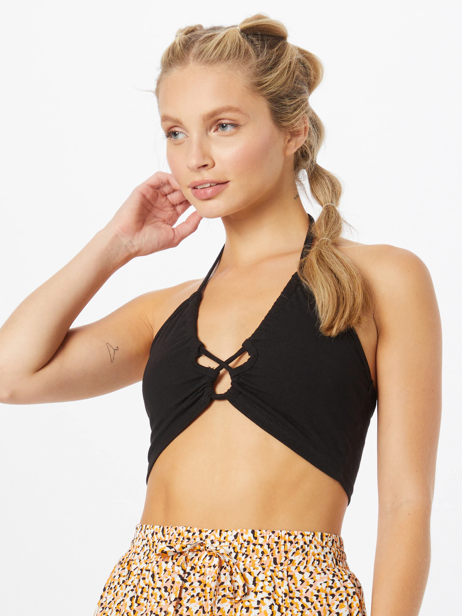 Daisy Street Top negru - Pled.ro