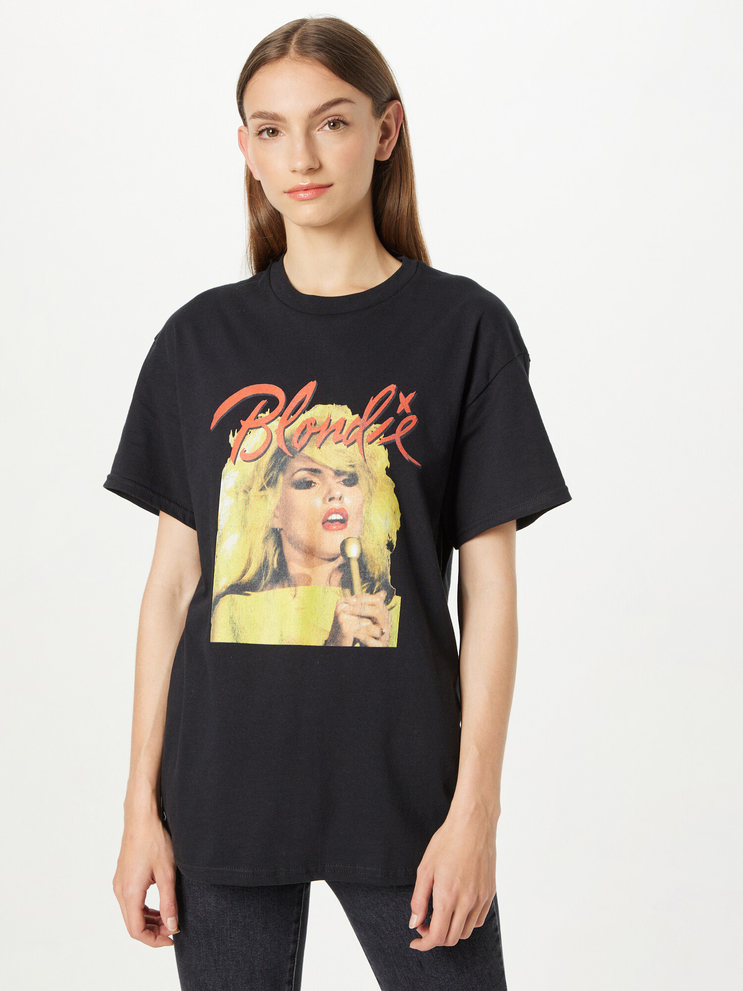 Daisy Street Tricou 'BLONDIE TYLER' bej / galben / roșu / negru - Pled.ro