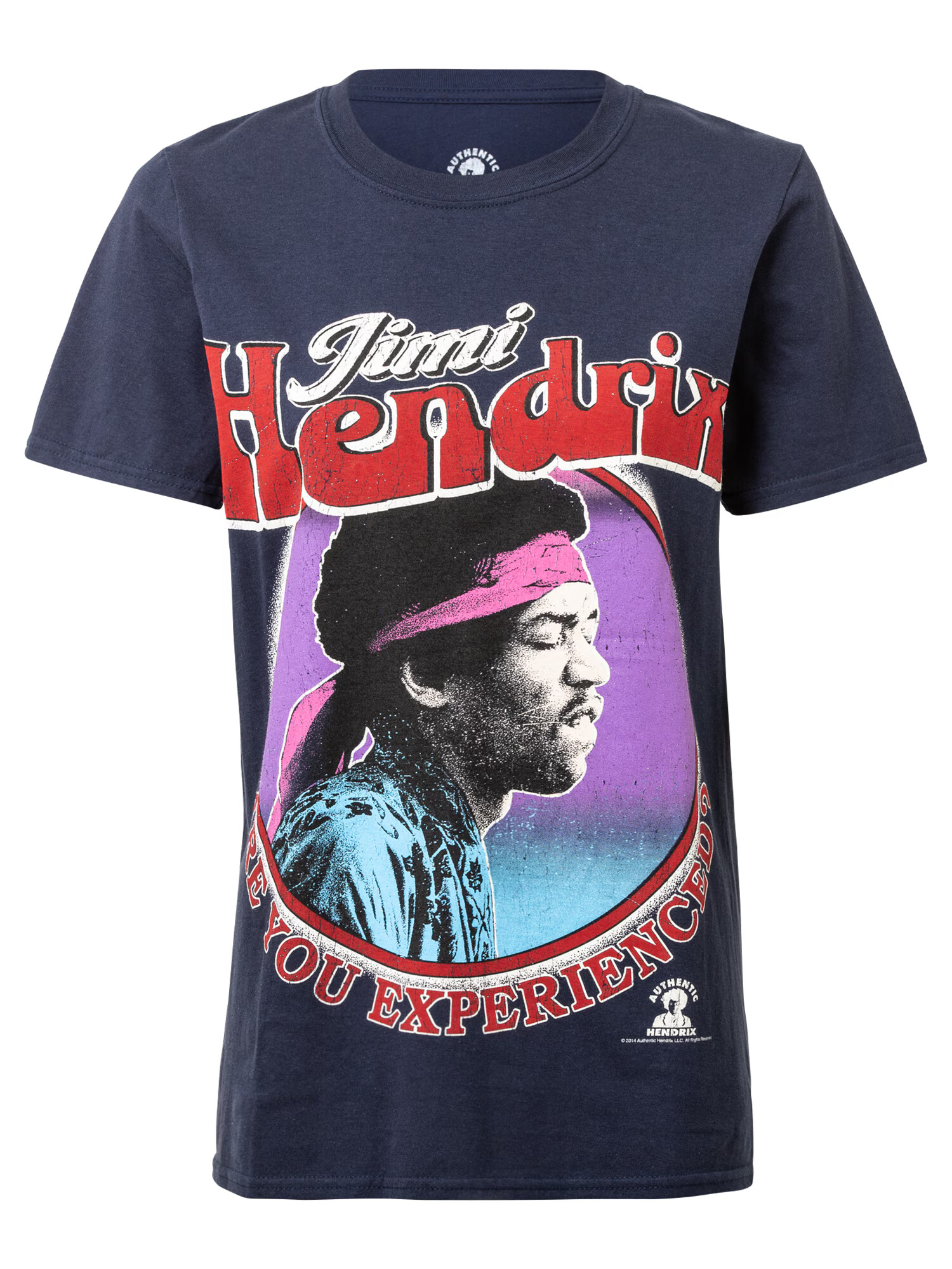 Daisy Street Tricou 'JIMI HENDRIX TYLER' lila / roșu / negru / alb - Pled.ro