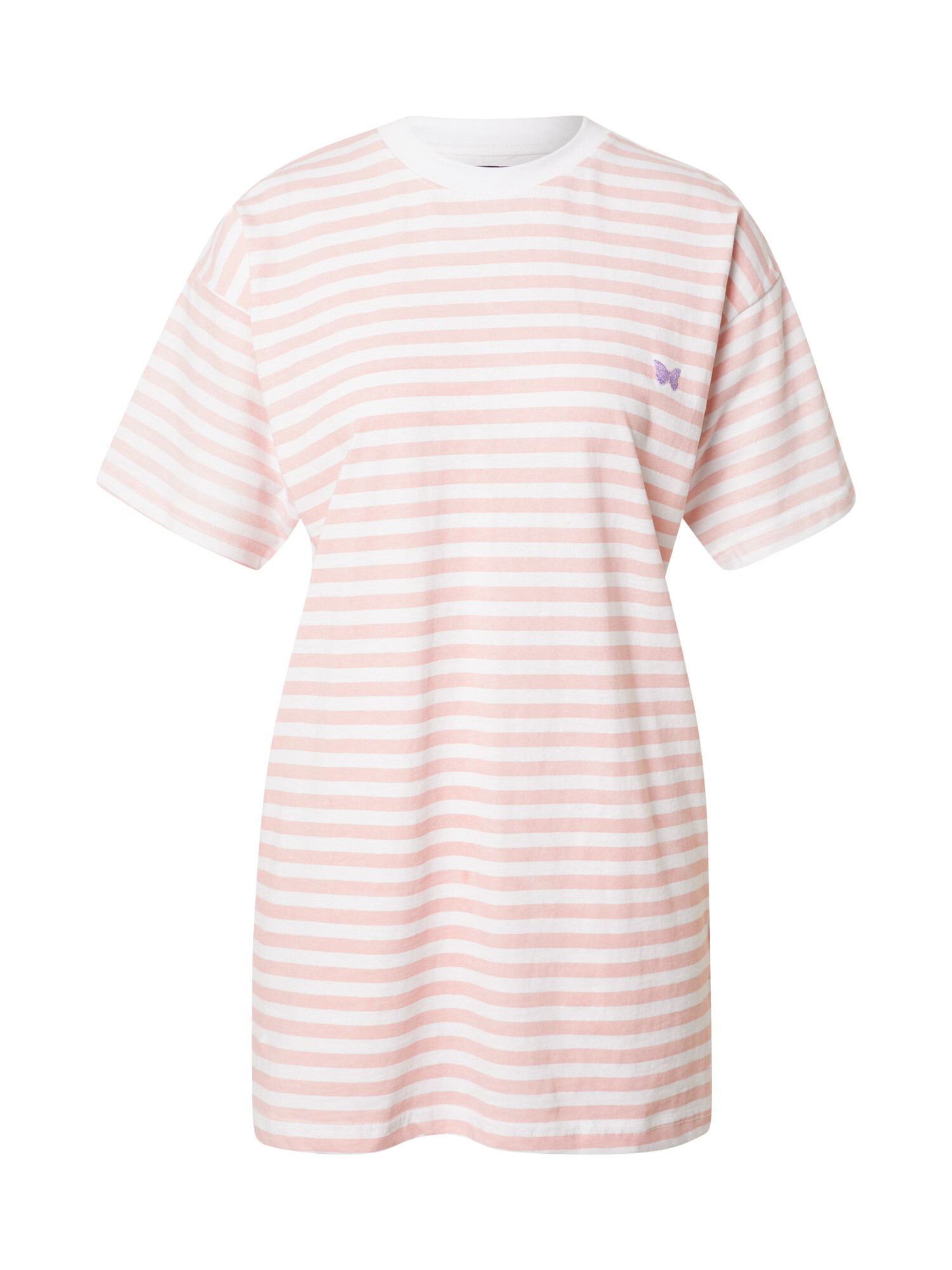 Daisy Street Tricou roz deschis / alb - Pled.ro