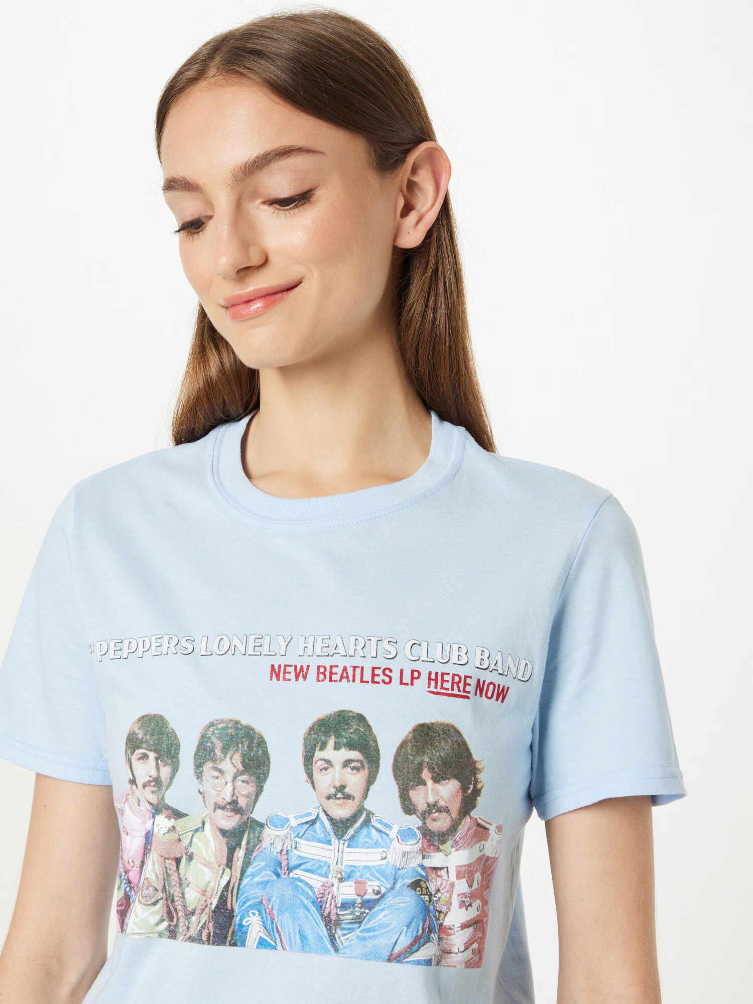 Daisy Street Tricou 'THE BEATLES' albastru pastel / mai multe culori - Pled.ro