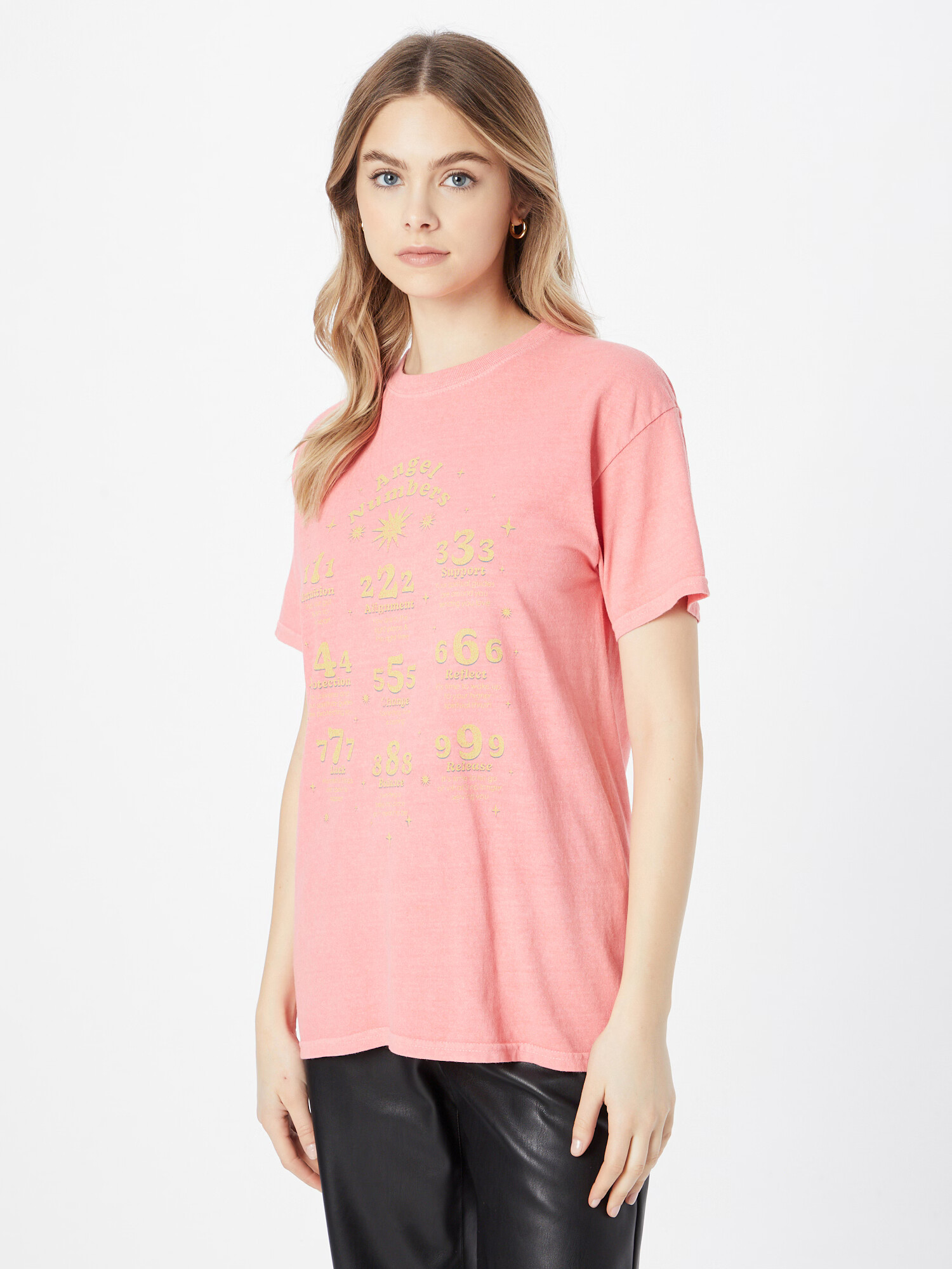 Daisy Street Tricou 'TYLER' galben / roz - Pled.ro