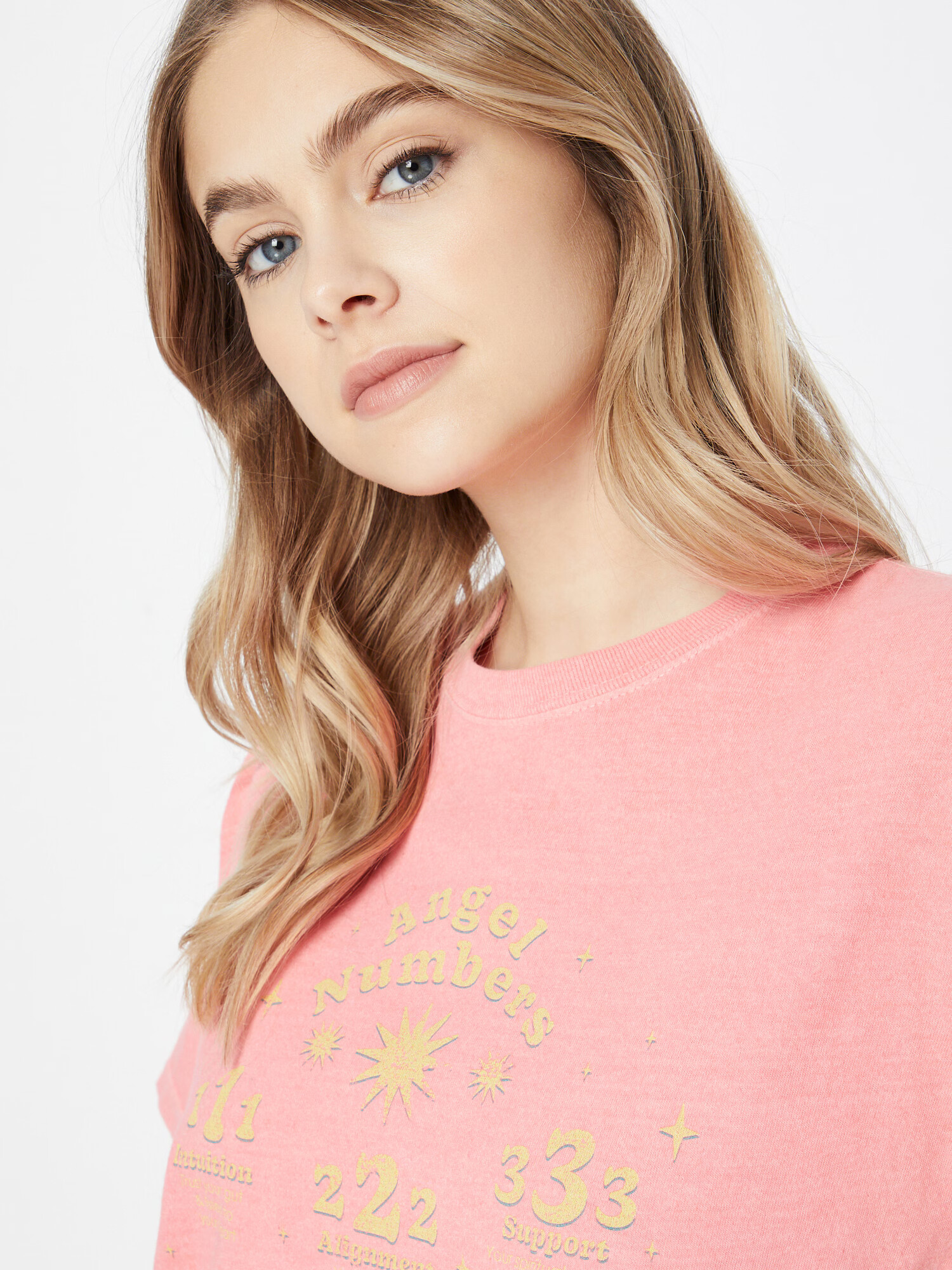 Daisy Street Tricou 'TYLER' galben / roz - Pled.ro