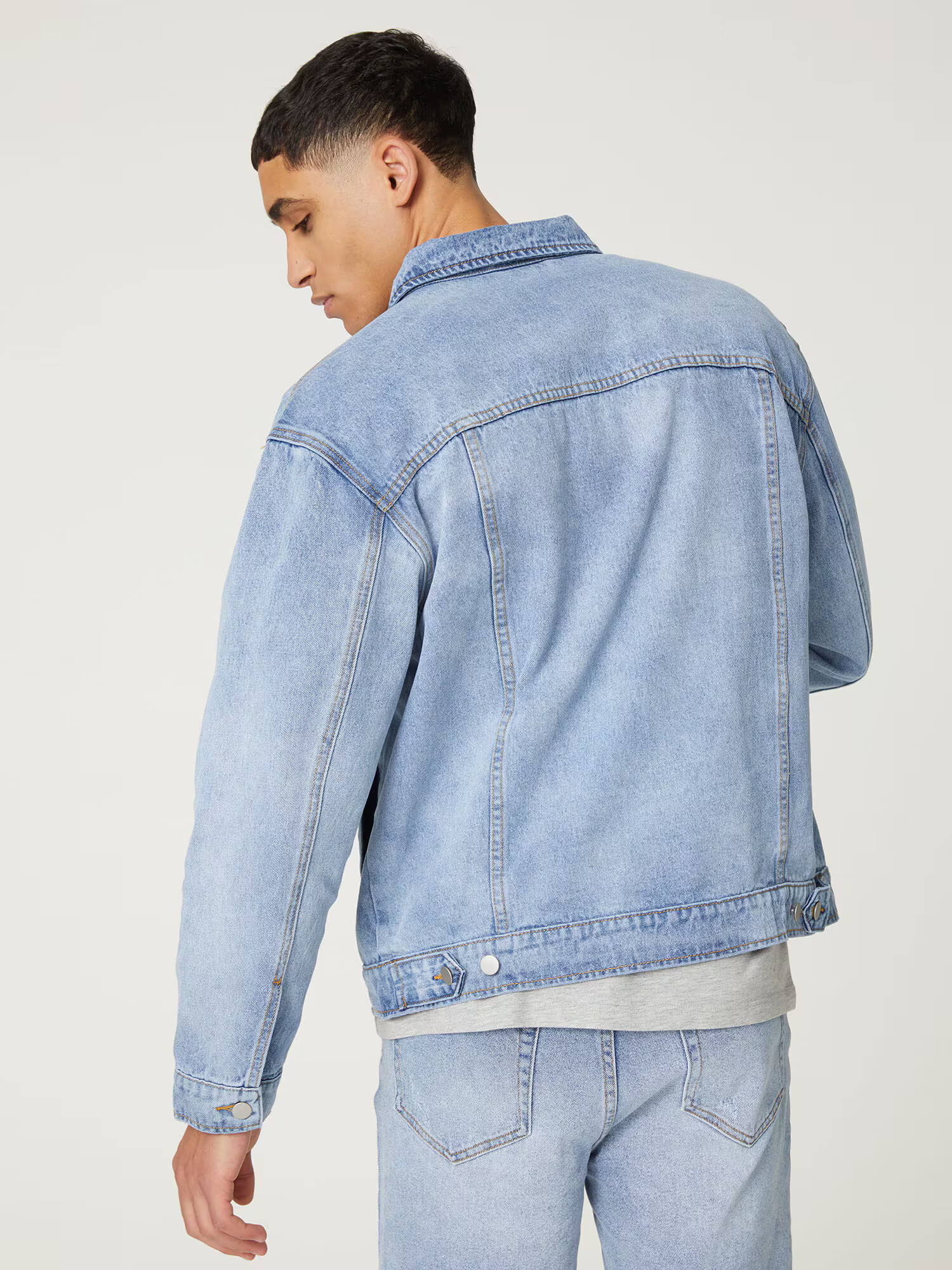 DAN FOX APPAREL Geacă de primăvară-toamnă 'Hanno' albastru denim - Pled.ro