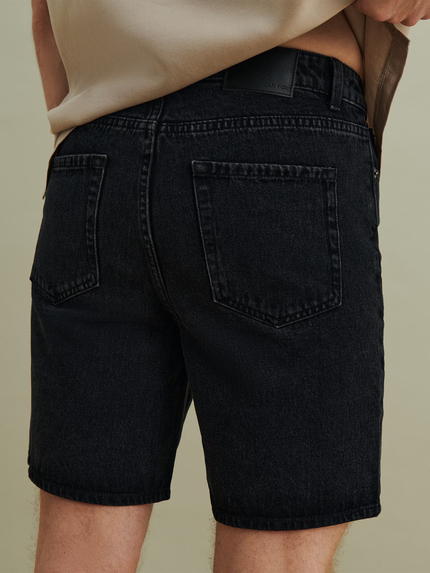 DAN FOX APPAREL Jeans 'Angelo' negru - Pled.ro