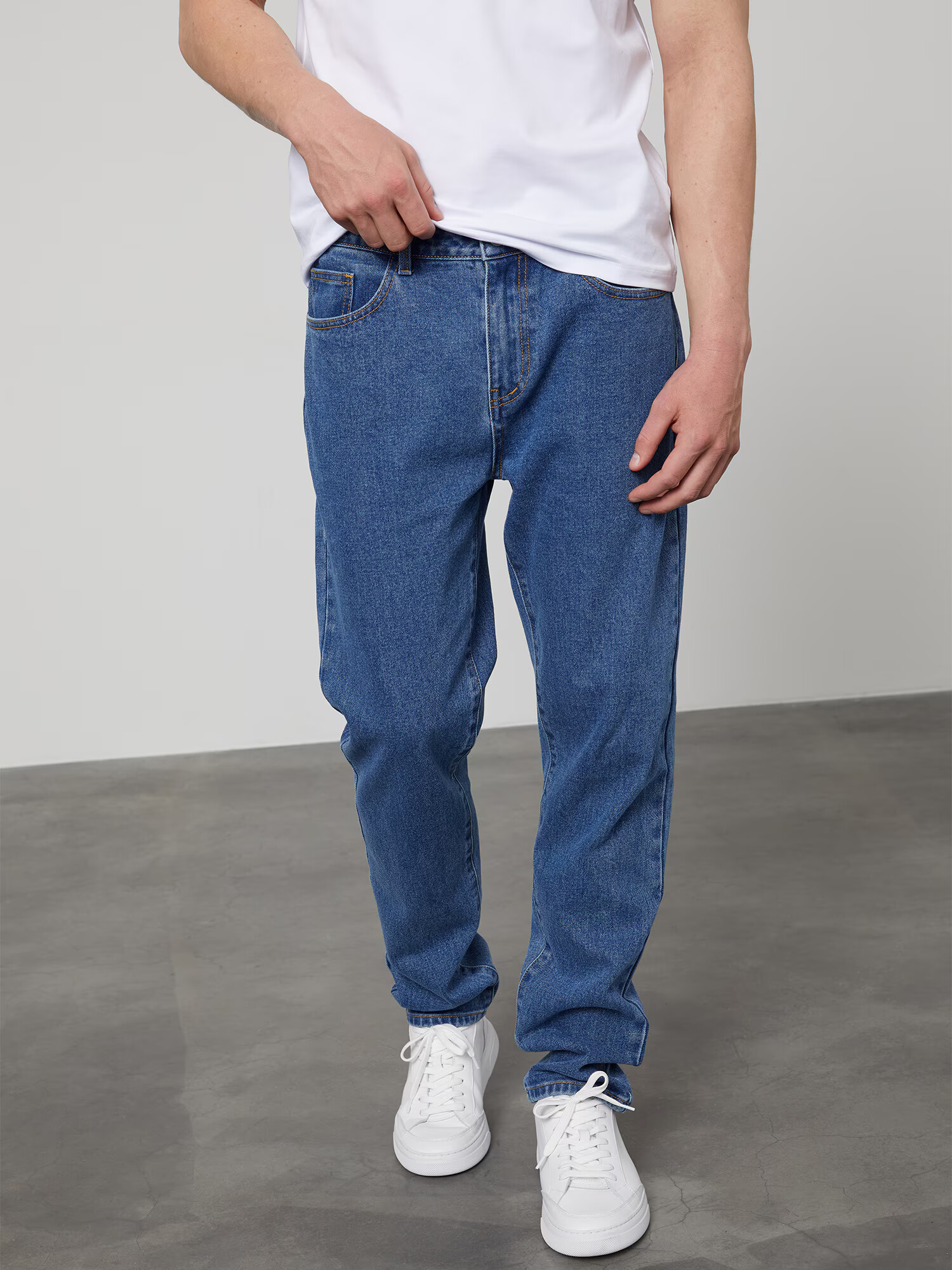 DAN FOX APPAREL Jeans 'Rico' albastru denim - Pled.ro