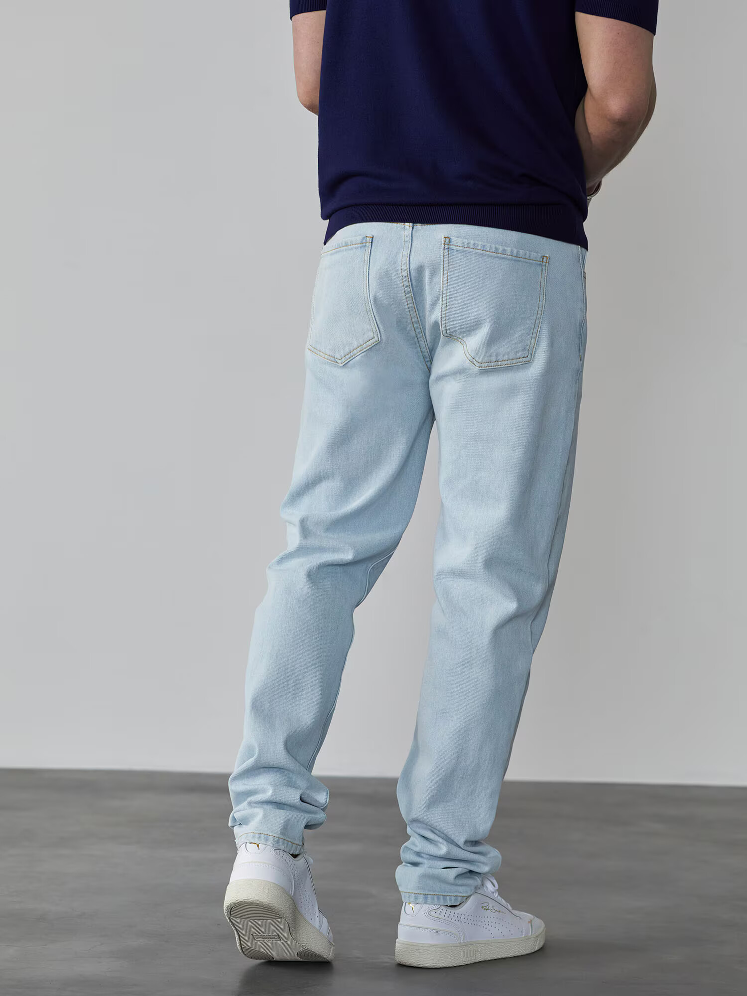 DAN FOX APPAREL Jeans 'Rico' albastru deschis - Pled.ro