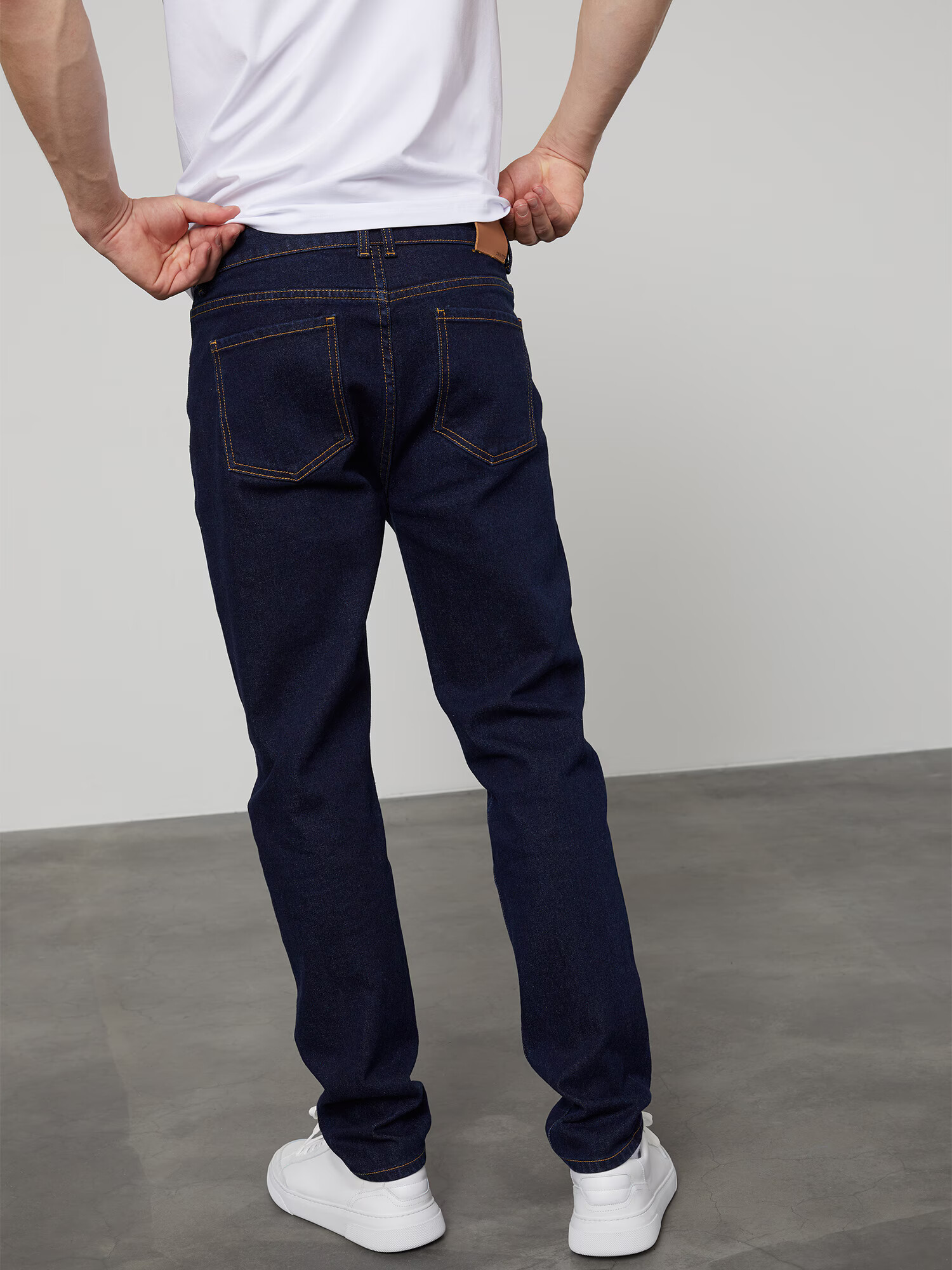 DAN FOX APPAREL Jeans 'Rico' albastru închis - Pled.ro