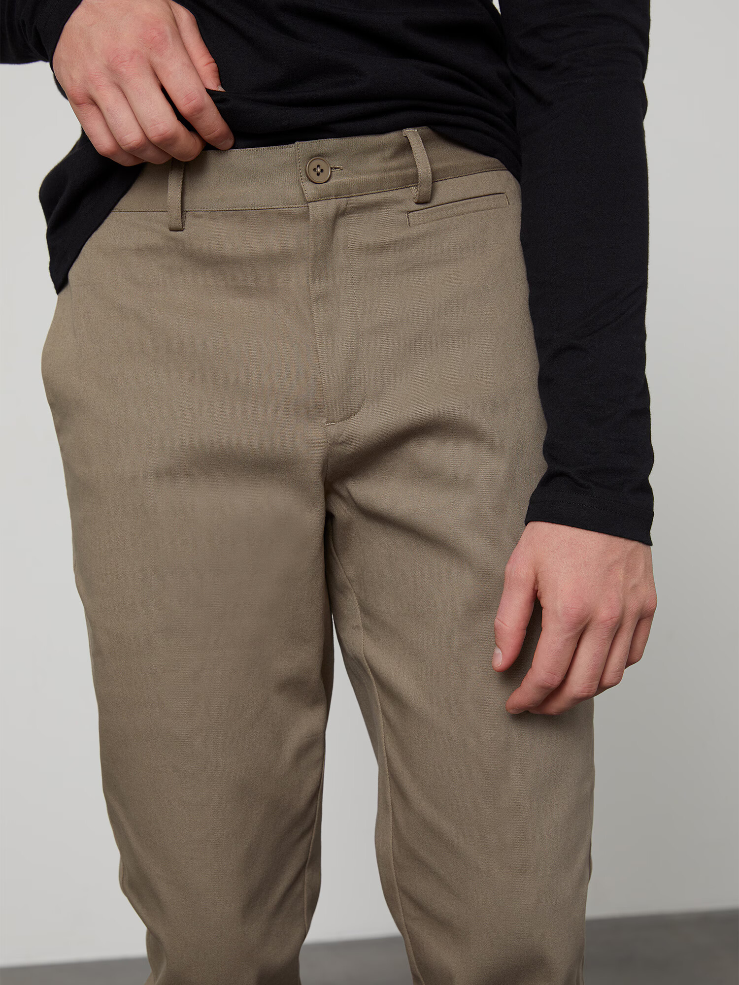 DAN FOX APPAREL Pantaloni eleganți 'Elias' maro deschis - Pled.ro