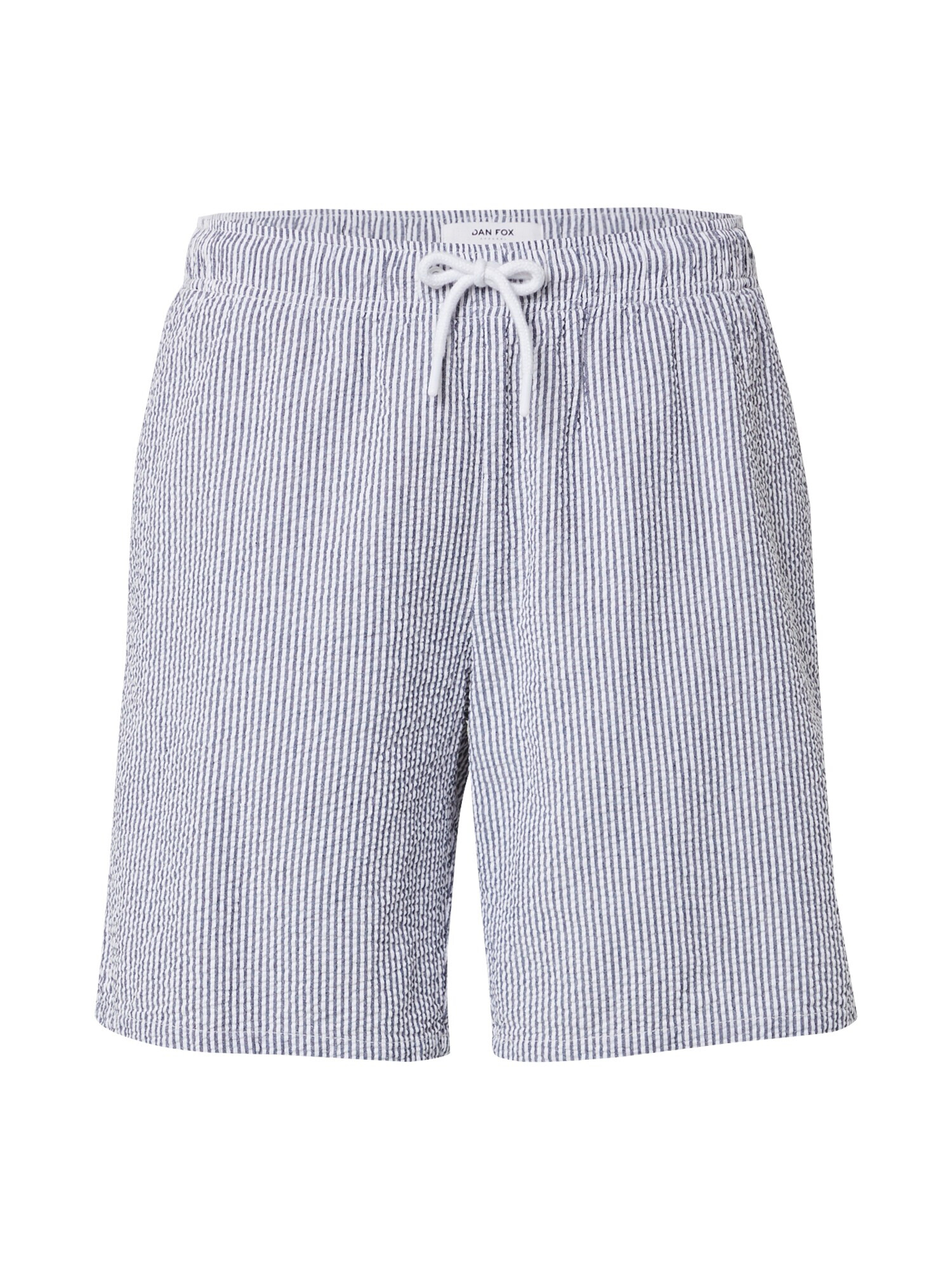 DAN FOX APPAREL Pantaloni 'Nino' albastru / alb - Pled.ro