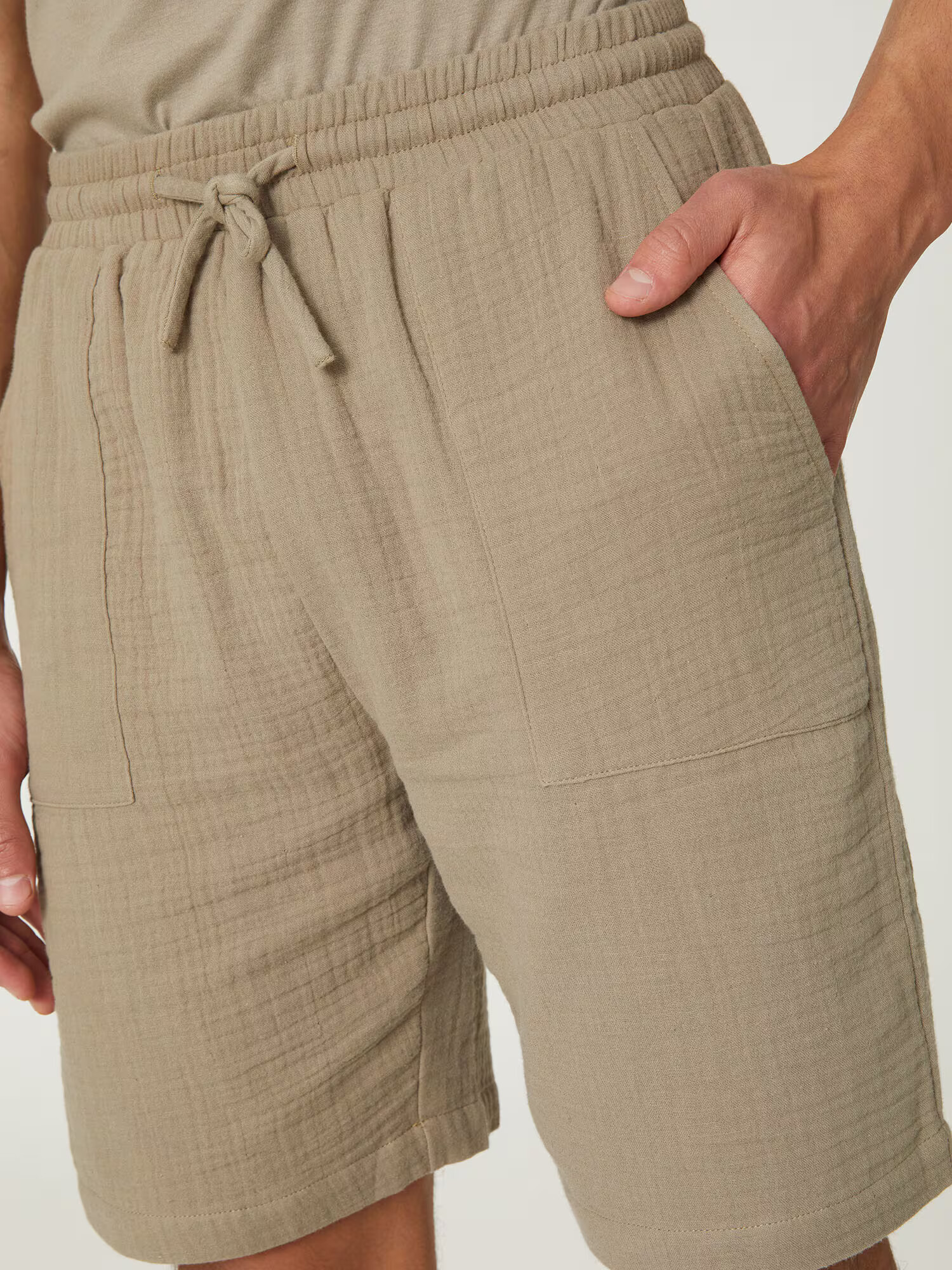 DAN FOX APPAREL Pantaloni 'Yasin' gri taupe - Pled.ro