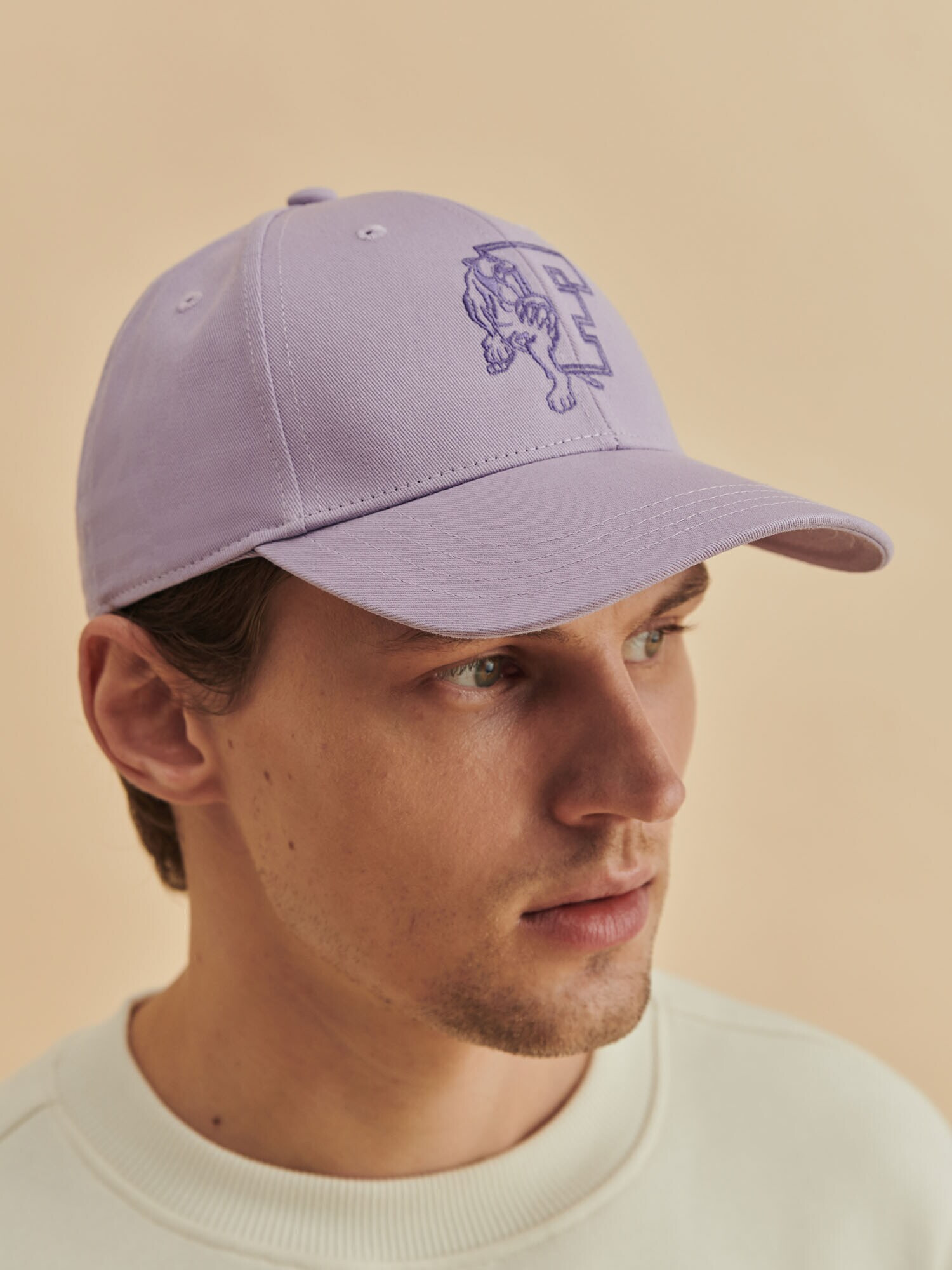 DAN FOX APPAREL Șapcă 'Amir' mauve / mov deschis - Pled.ro