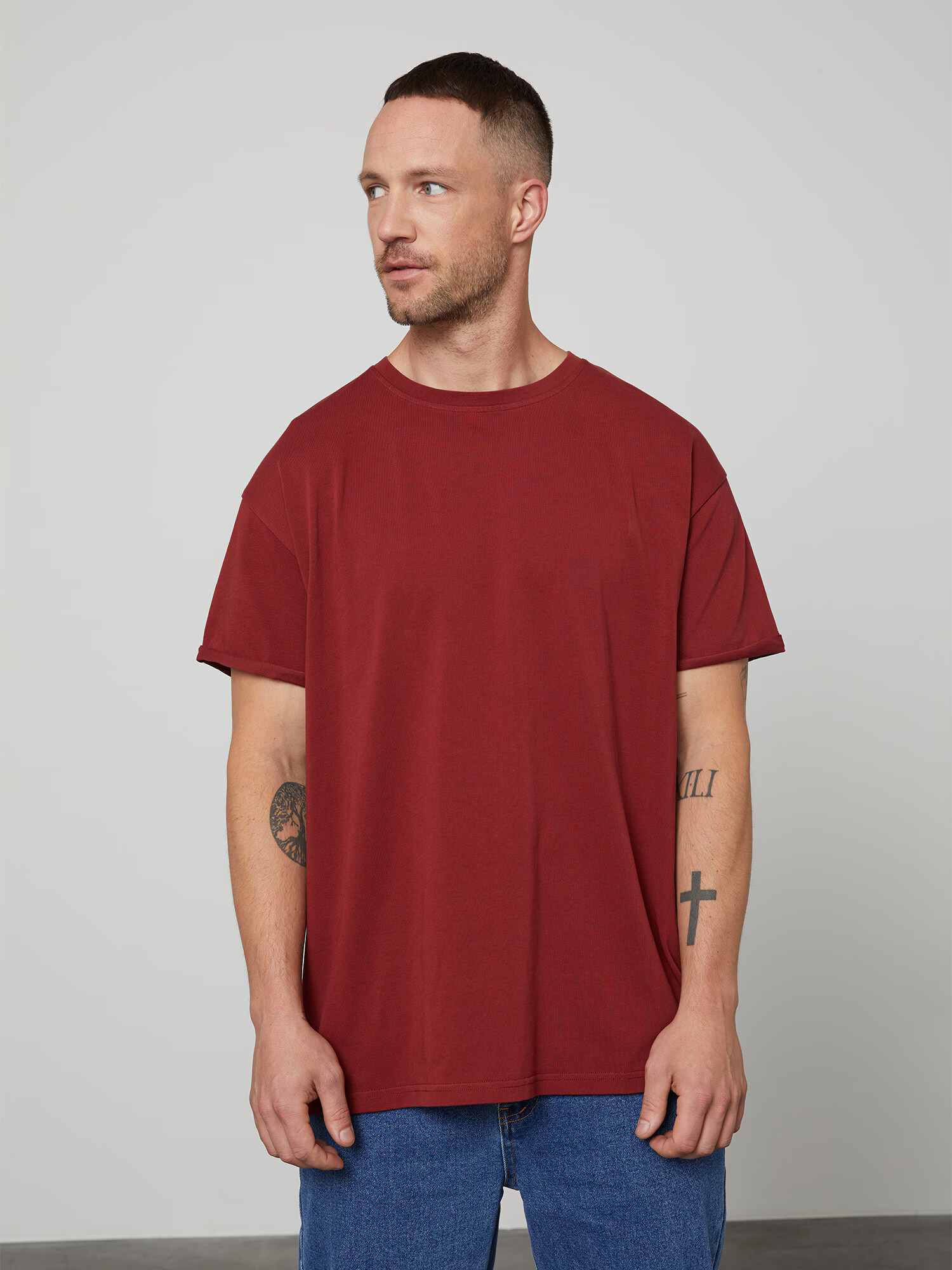 DAN FOX APPAREL Tricou 'Alan' roșu - Pled.ro