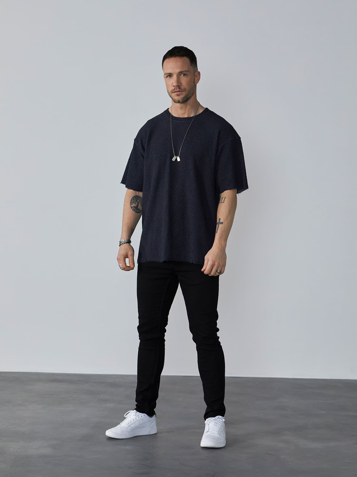 DAN FOX APPAREL Tricou 'Arjen' negru - Pled.ro