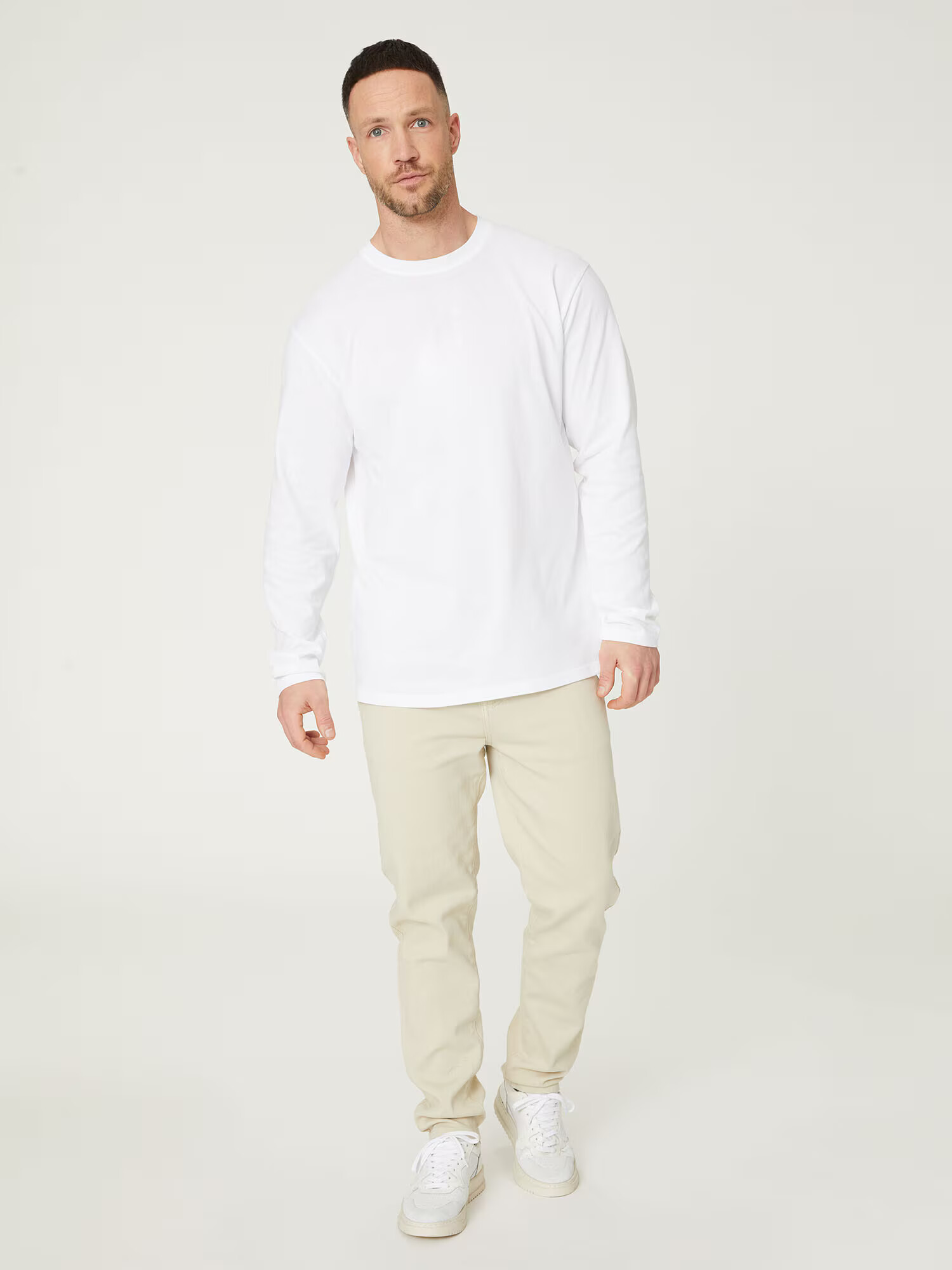 DAN FOX APPAREL Tricou 'Chris' alb - Pled.ro