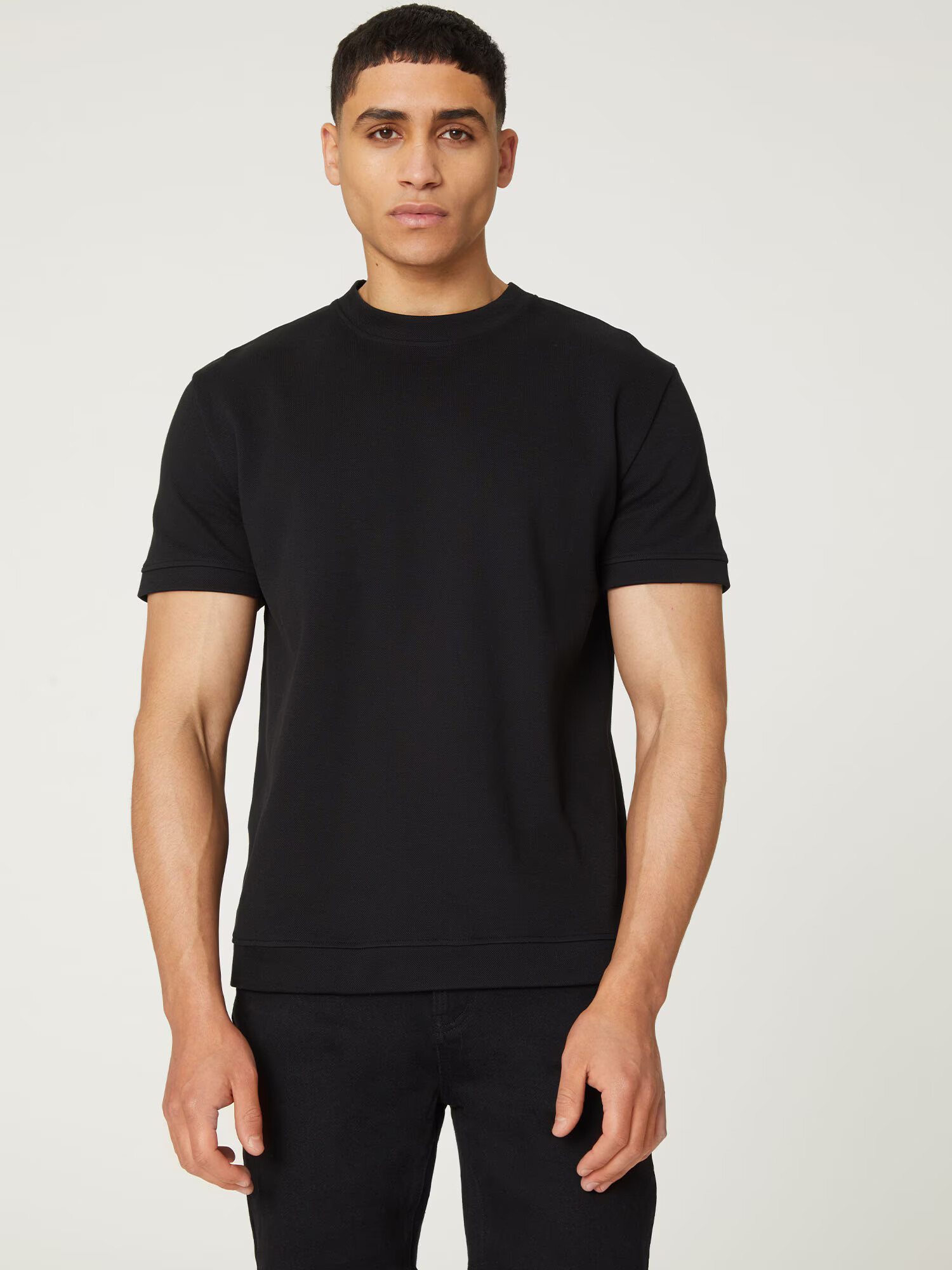 DAN FOX APPAREL Tricou 'Christos' negru - Pled.ro