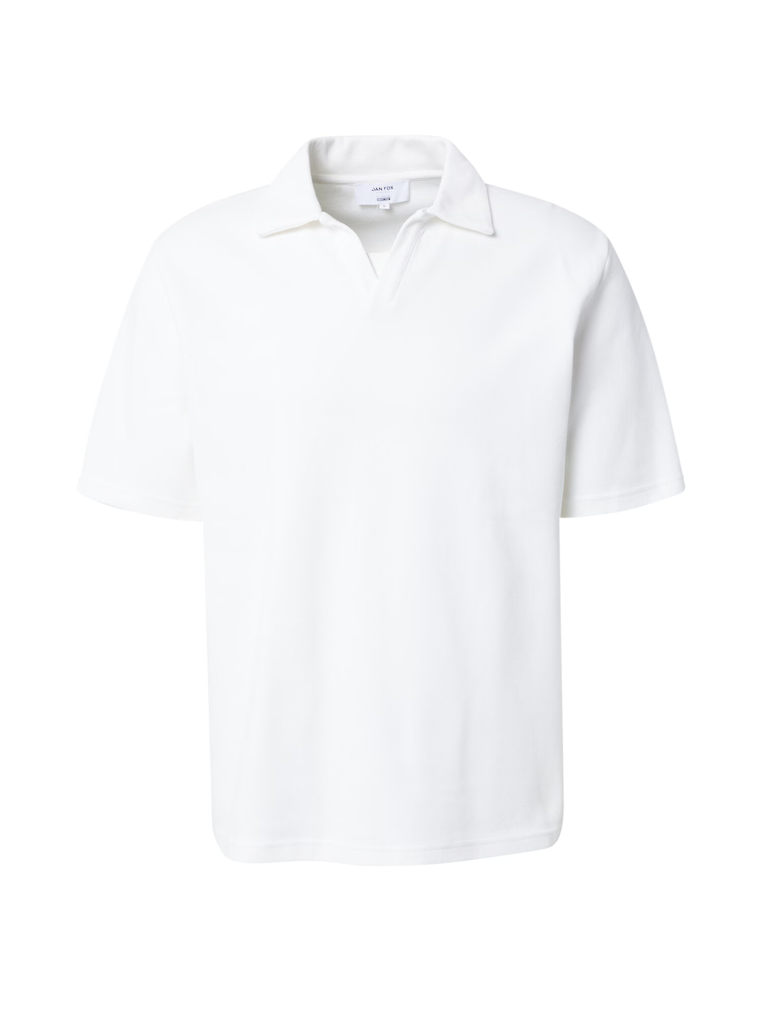 DAN FOX APPAREL Tricou 'Curt' alb - Pled.ro