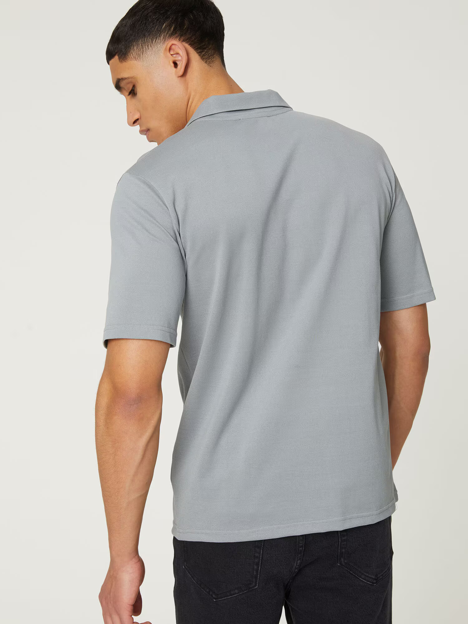 DAN FOX APPAREL Tricou 'Curt' gri - Pled.ro