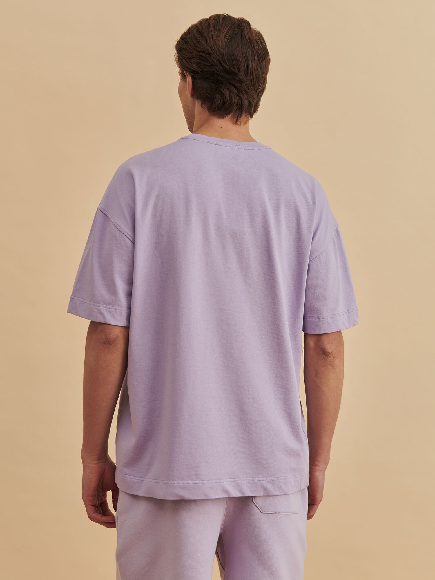 DAN FOX APPAREL Tricou 'Erik' mov pastel - Pled.ro