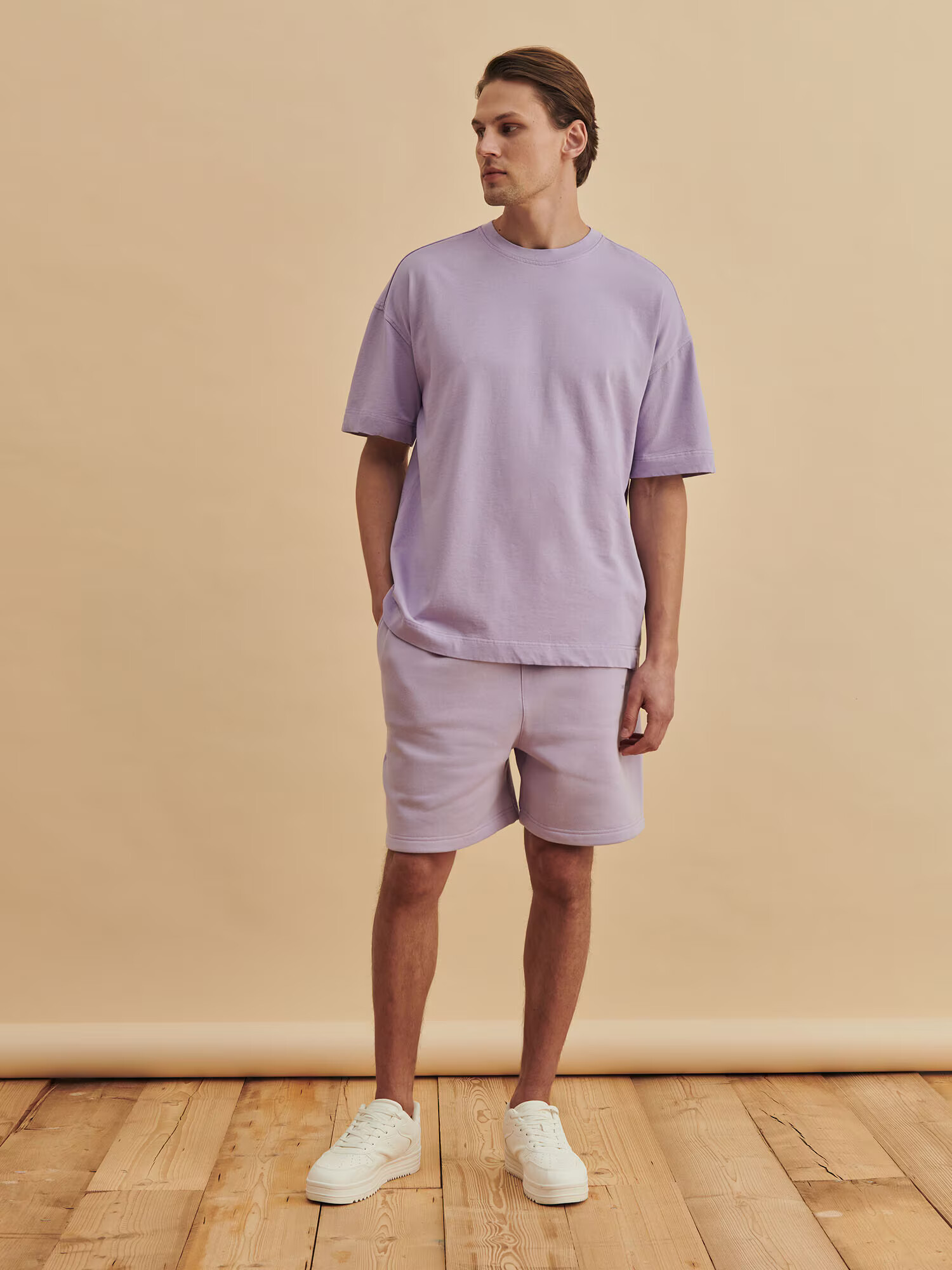 DAN FOX APPAREL Tricou 'Erik' mov pastel - Pled.ro