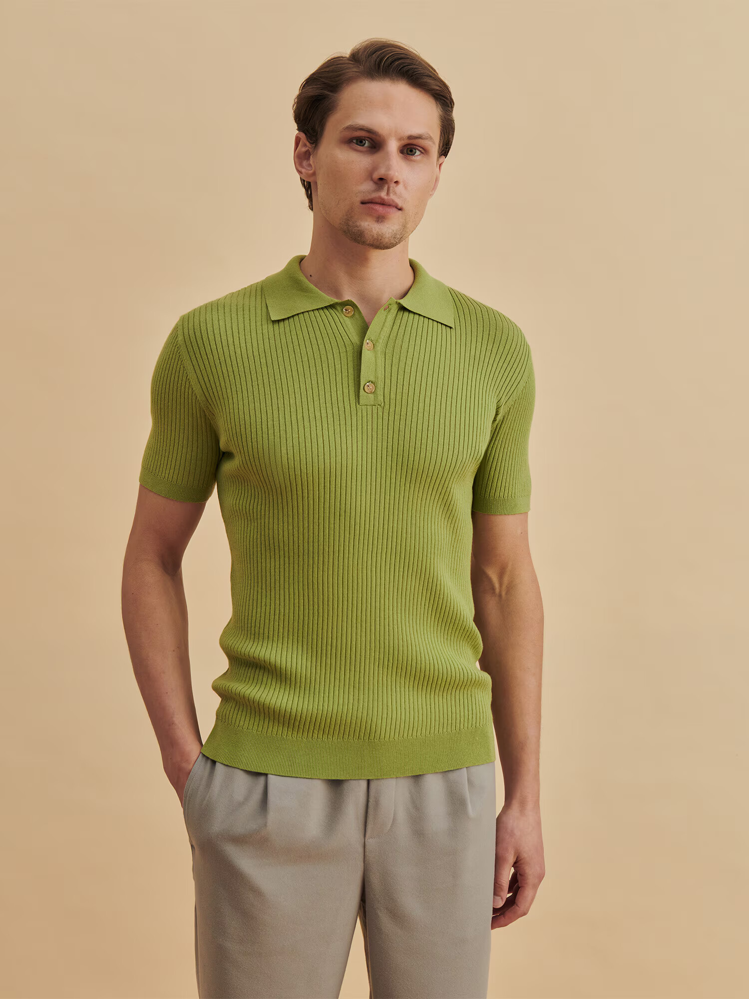 DAN FOX APPAREL Tricou 'Ferdinand' verde - Pled.ro