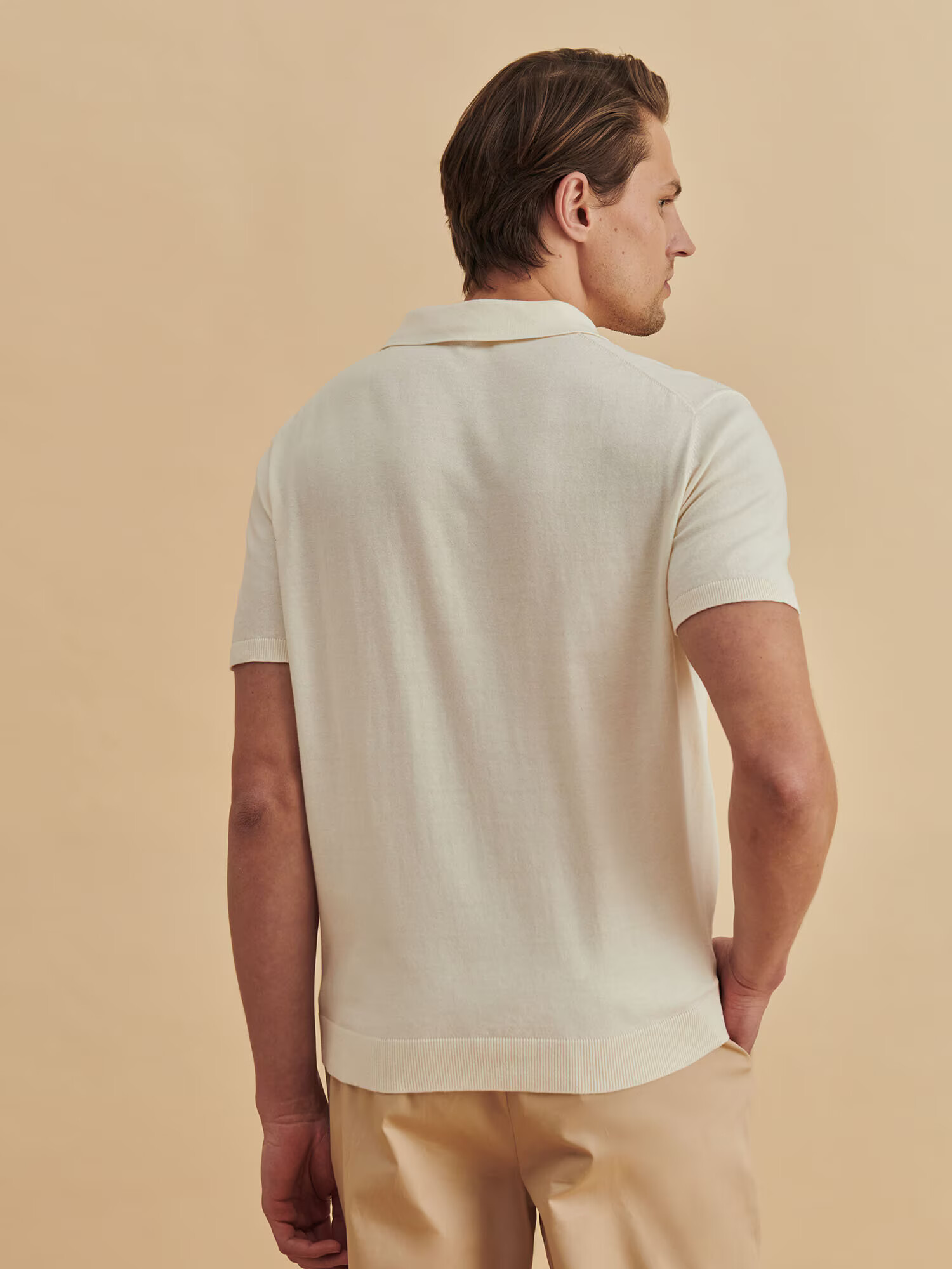 DAN FOX APPAREL Tricou 'Jay' alb natural - Pled.ro