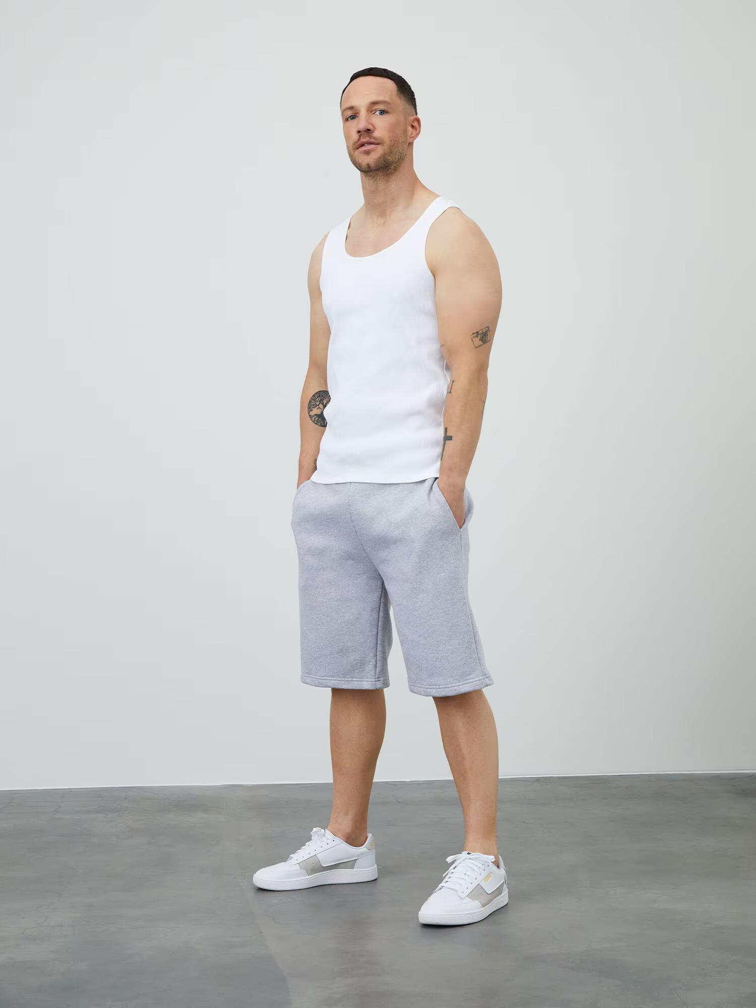 DAN FOX APPAREL Tricou 'Nick' alb - Pled.ro