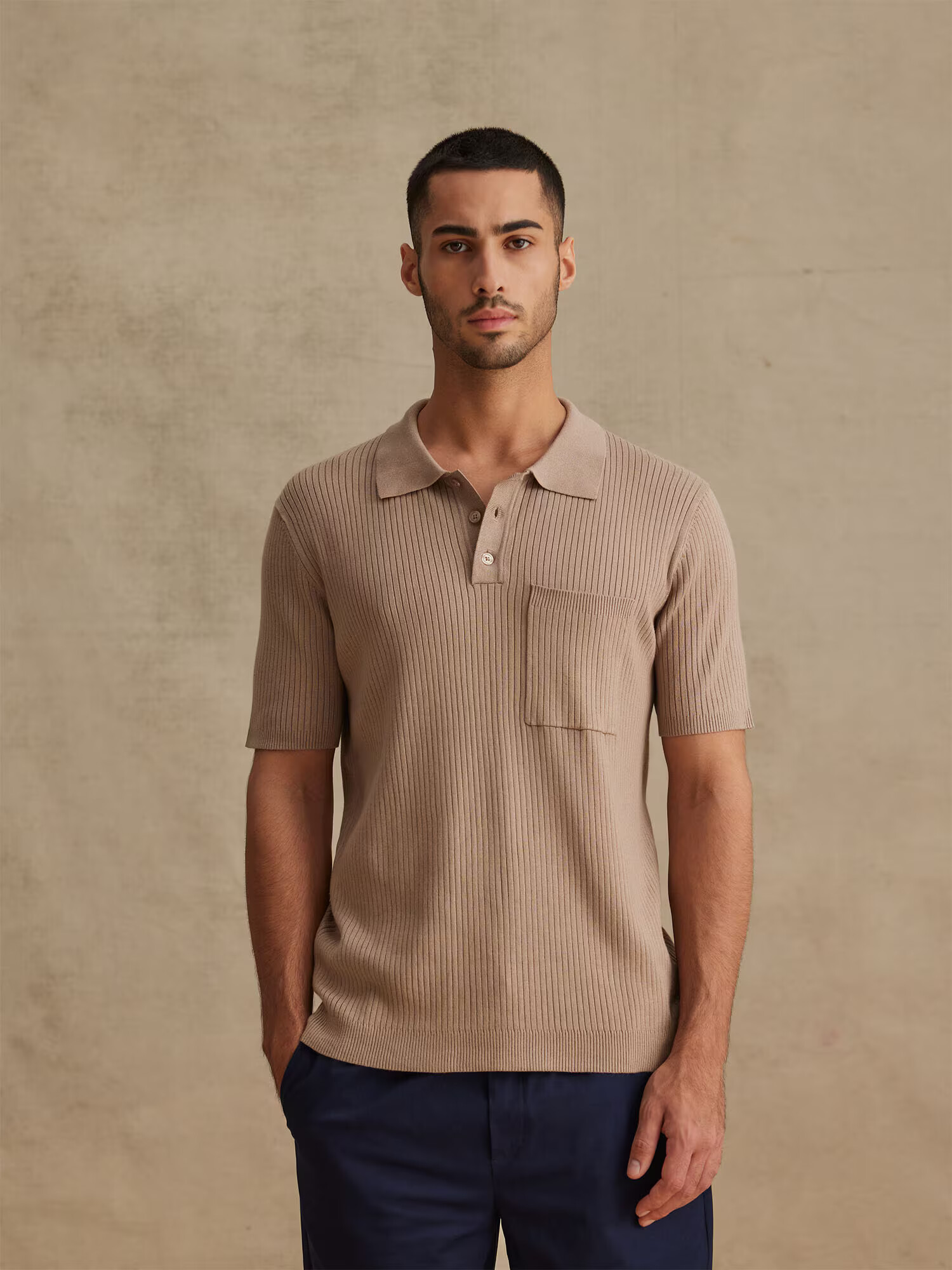 DAN FOX APPAREL Tricou 'Nils' gri taupe - Pled.ro