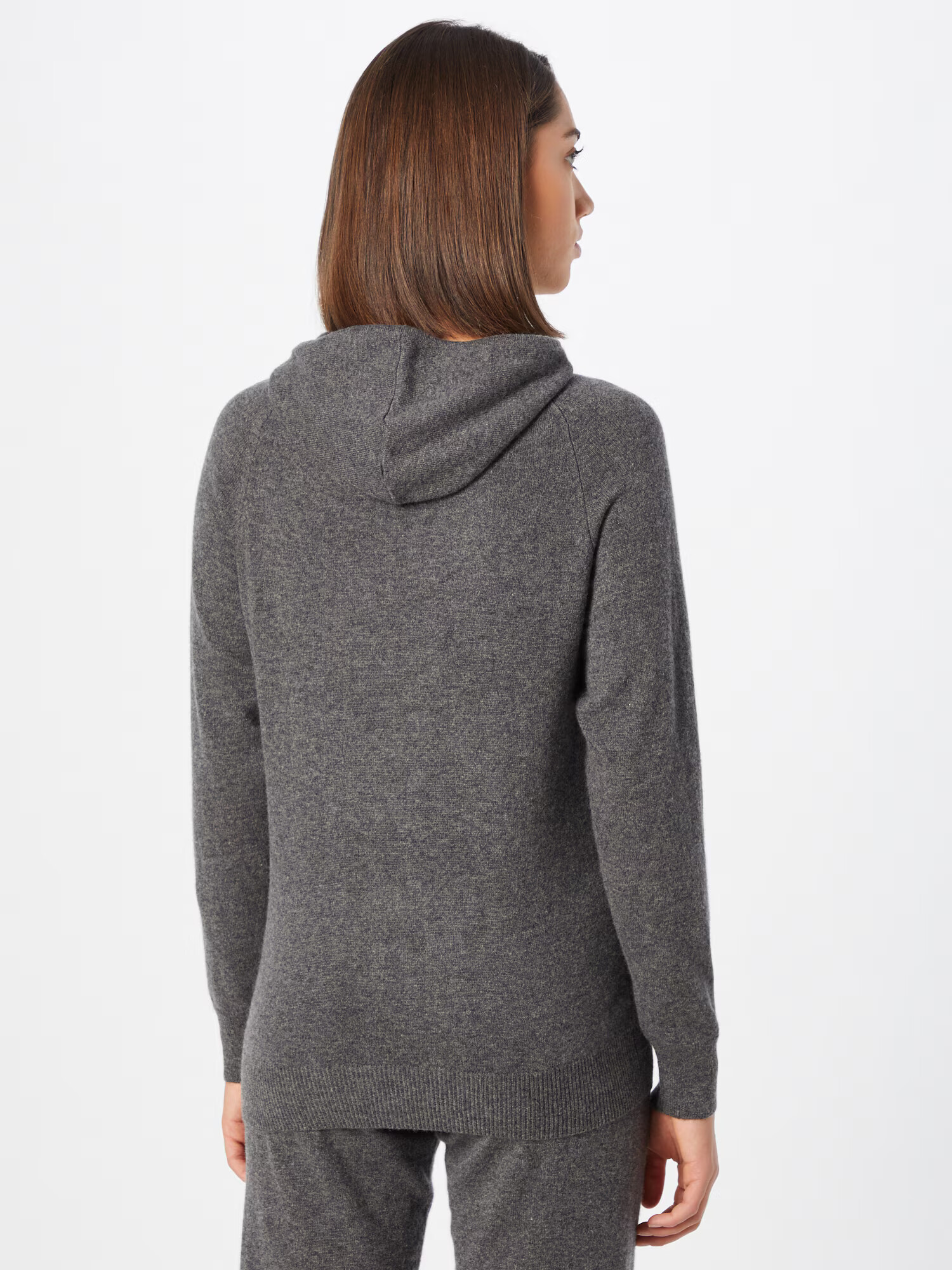 Davida Cashmere Pulover gri închis - Pled.ro