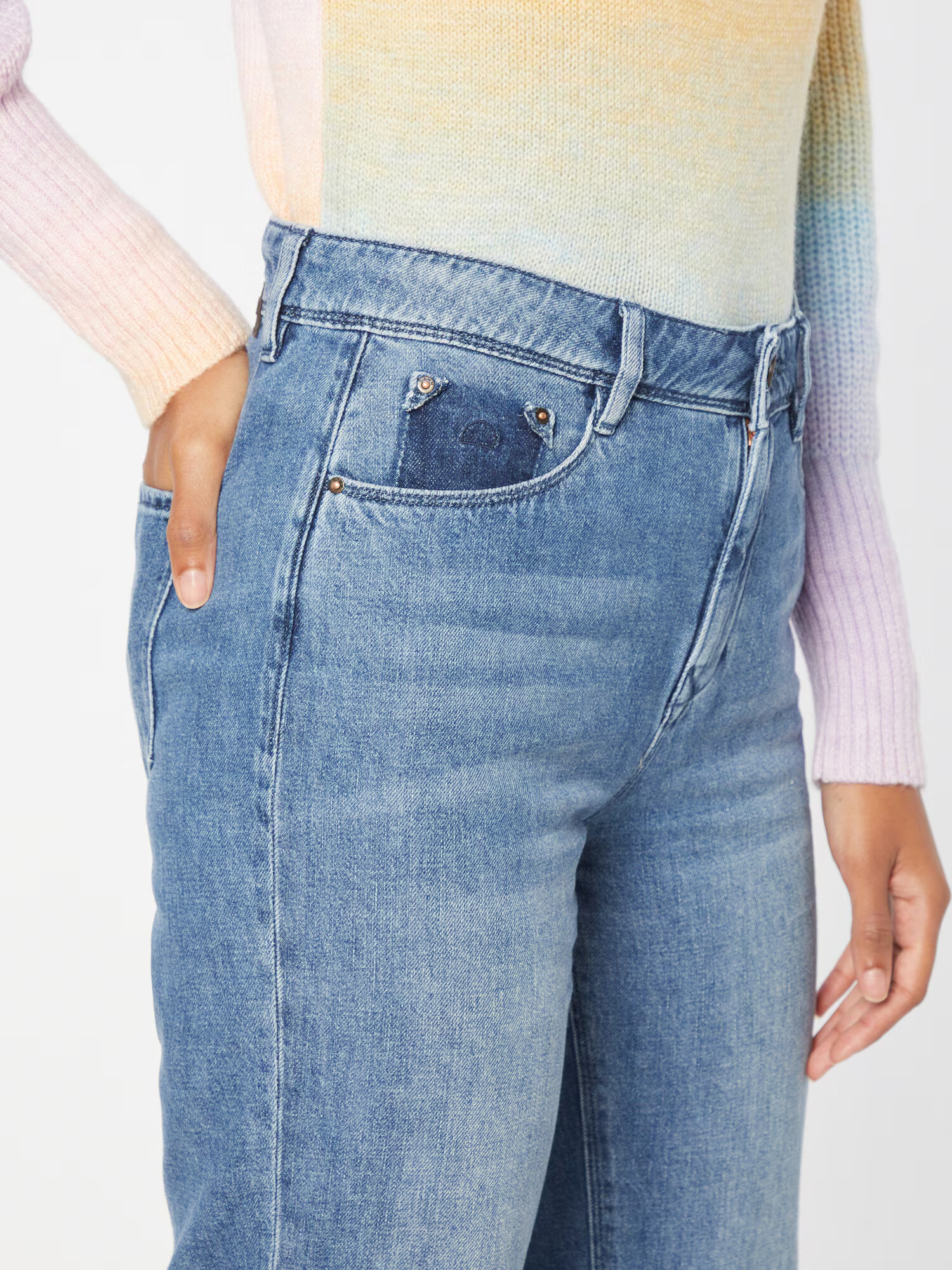 Dawn Jeans albastru denim - Pled.ro