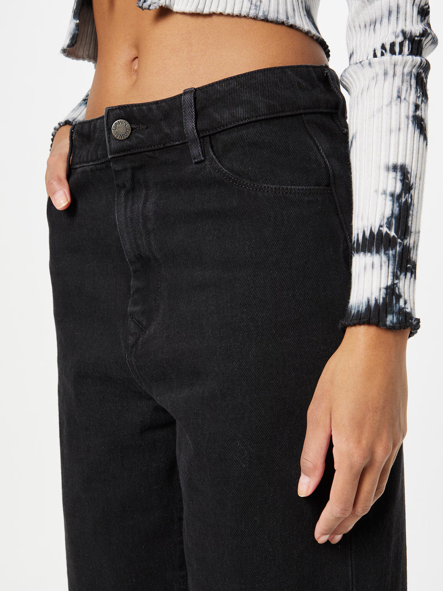 Dawn Jeans negru denim - Pled.ro