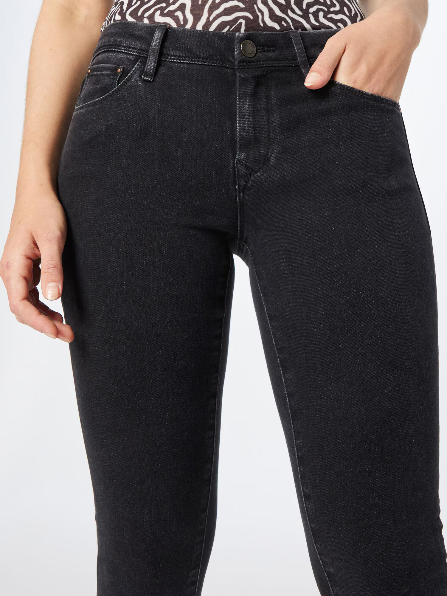 Dawn Jeans negru denim - Pled.ro