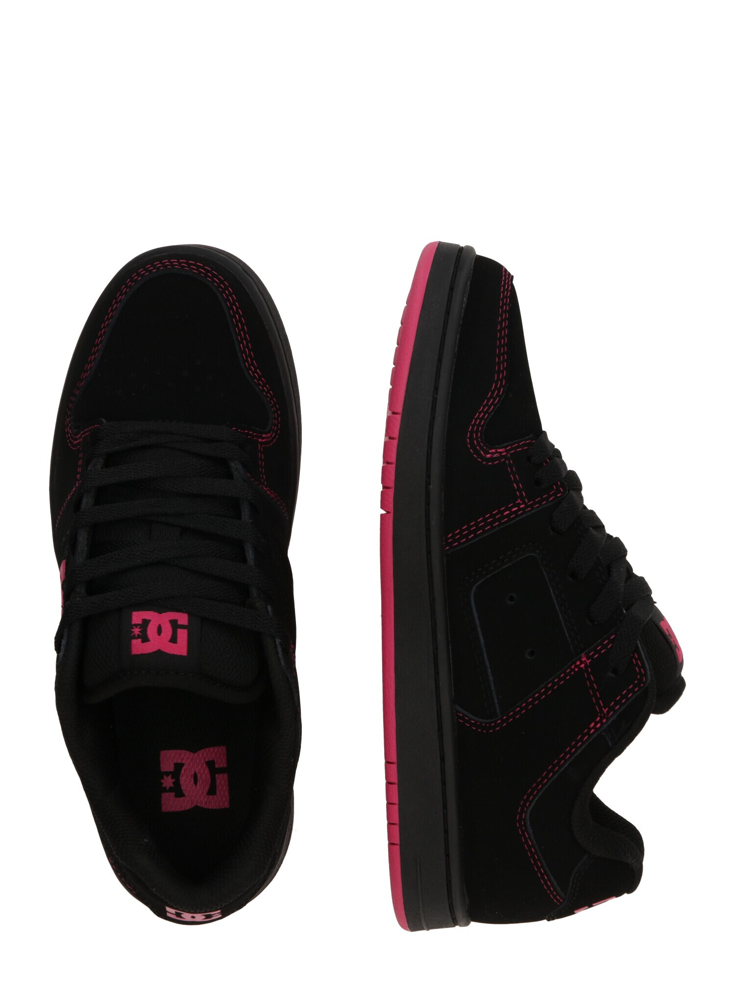 DC Shoes Sneaker low 'MANTECA' roz pitaya / negru - Pled.ro