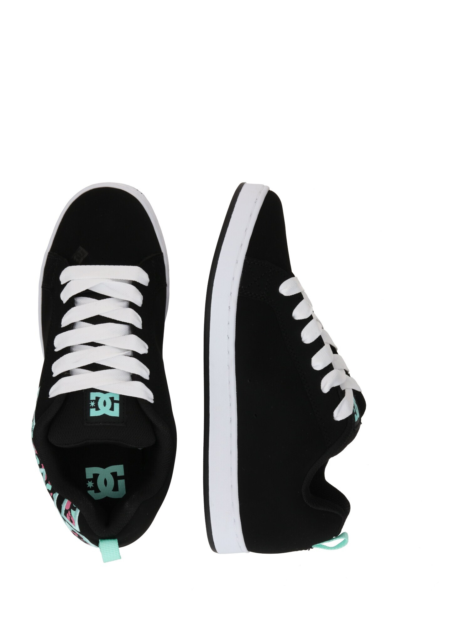 DC Shoes Sneaker low turcoaz / roz / negru - Pled.ro