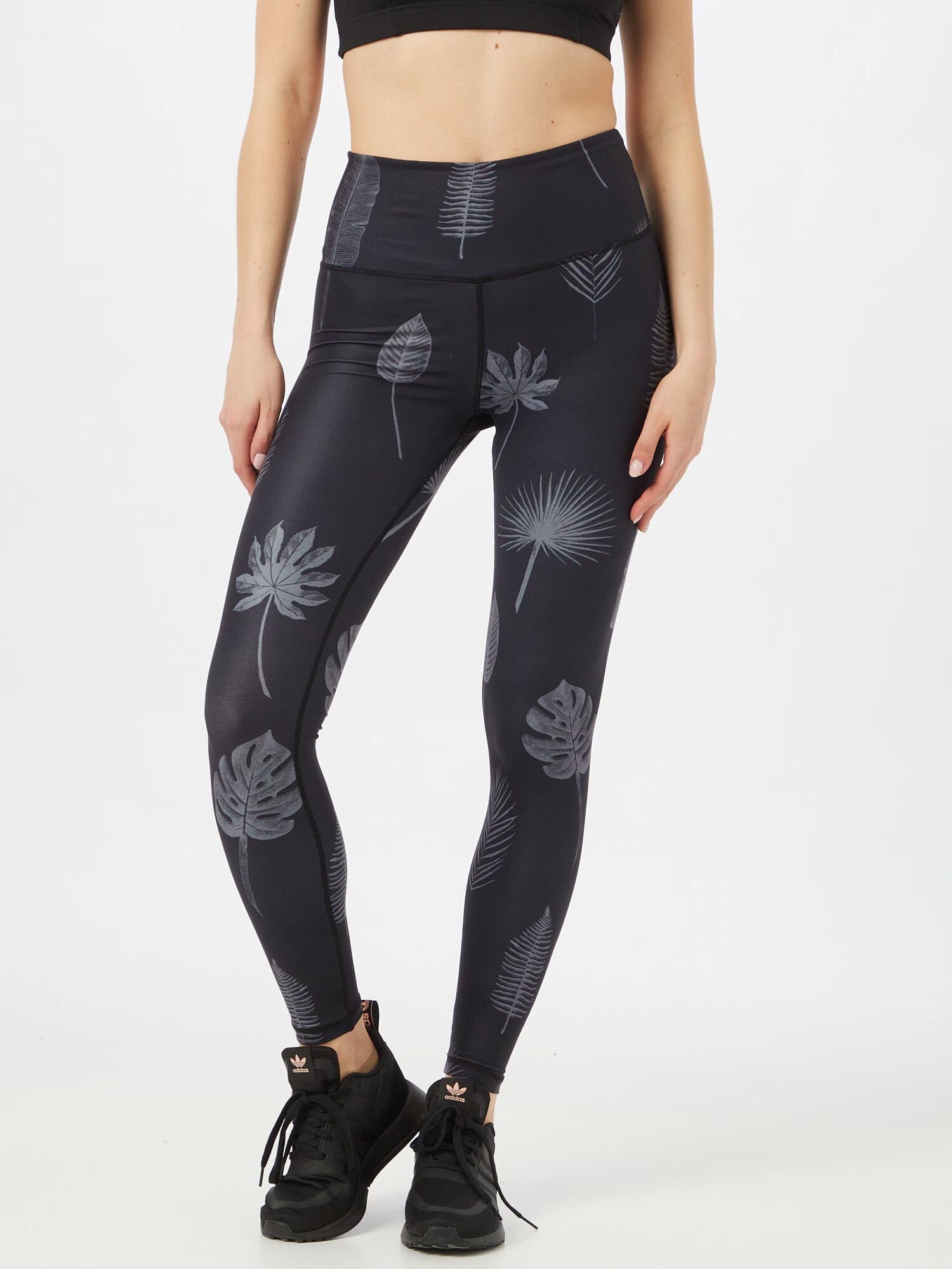 DEDICATED. Leggings 'Kaxholmen' gri / gri metalic - Pled.ro