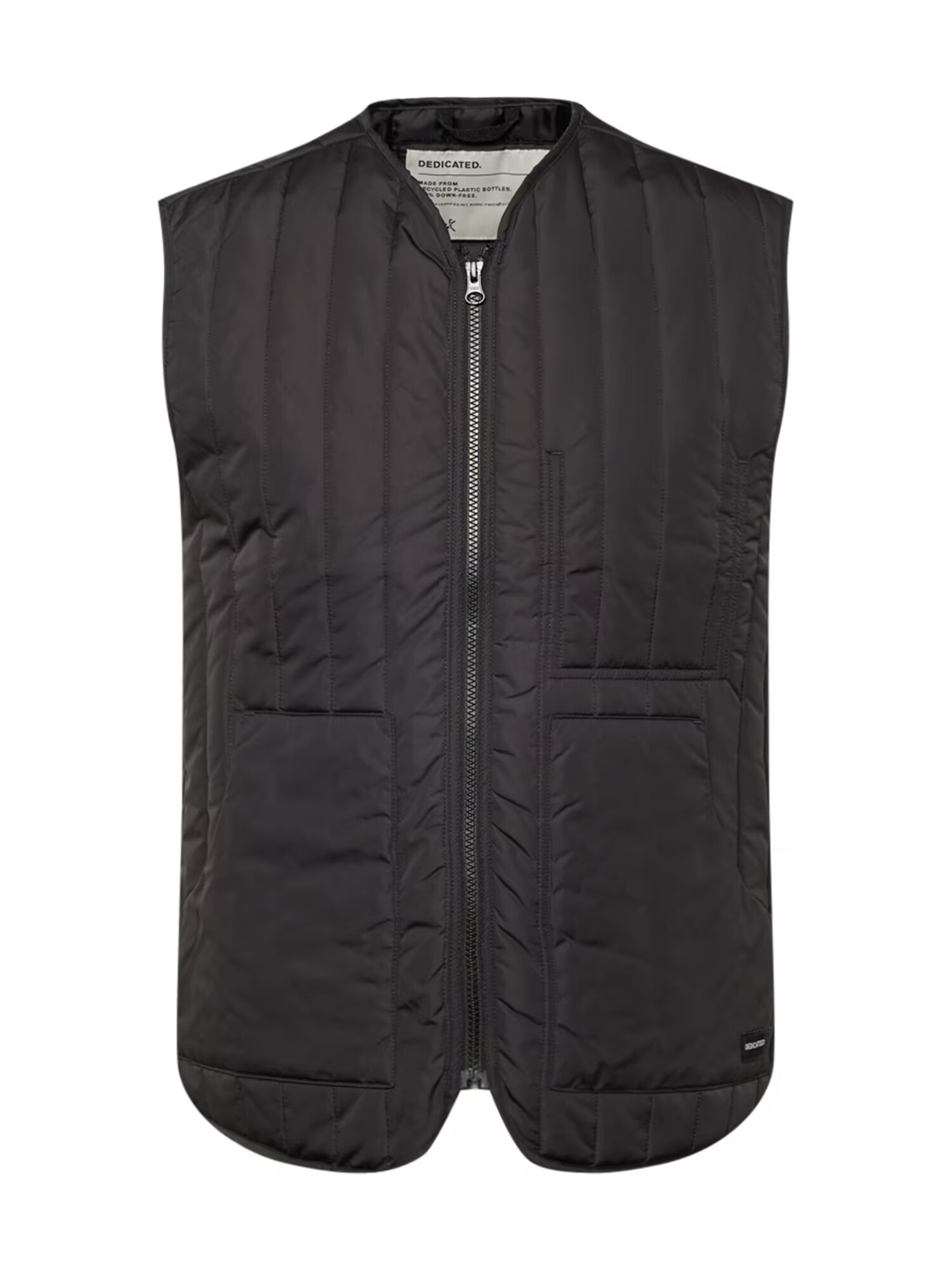 DEDICATED. Vestă 'Quilted' negru - Pled.ro