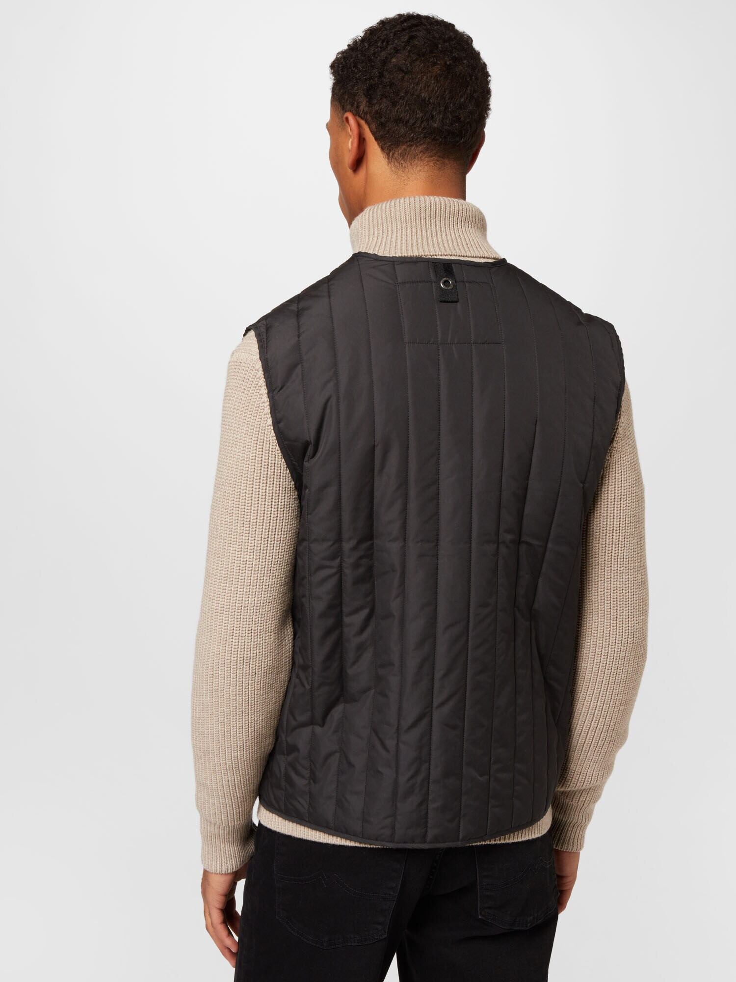 DEDICATED. Vestă 'Quilted' negru - Pled.ro