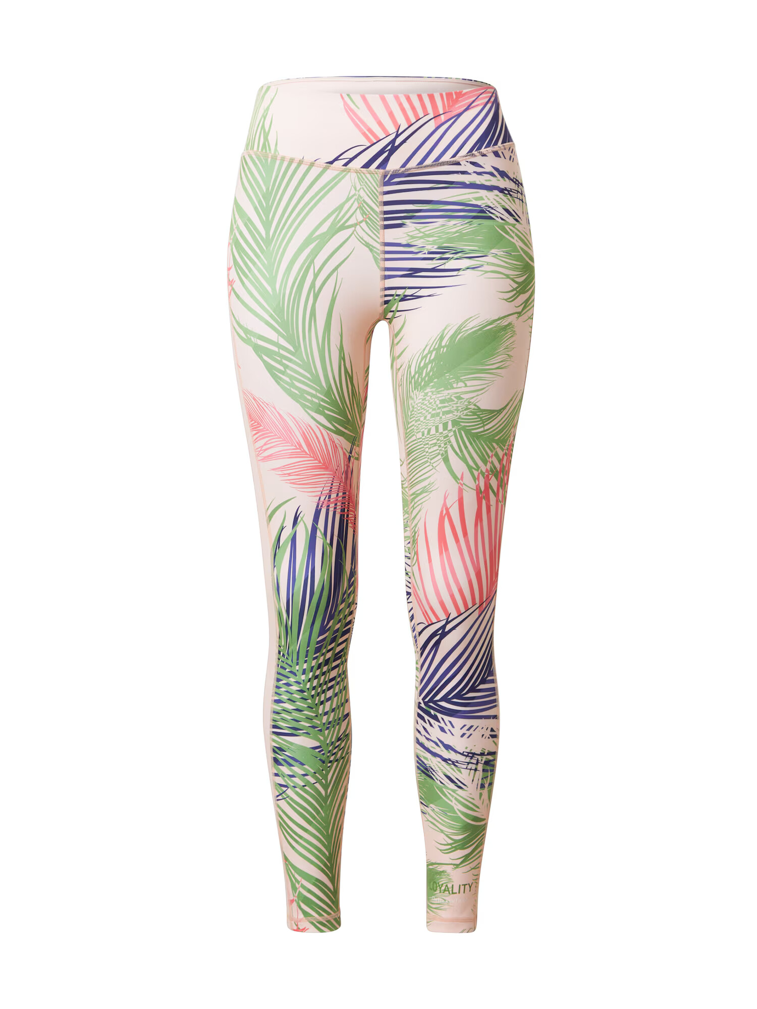 DELICATELOVE Pantaloni sport 'Nadi' albastru marin / verde iarbă / roz / roz pastel - Pled.ro