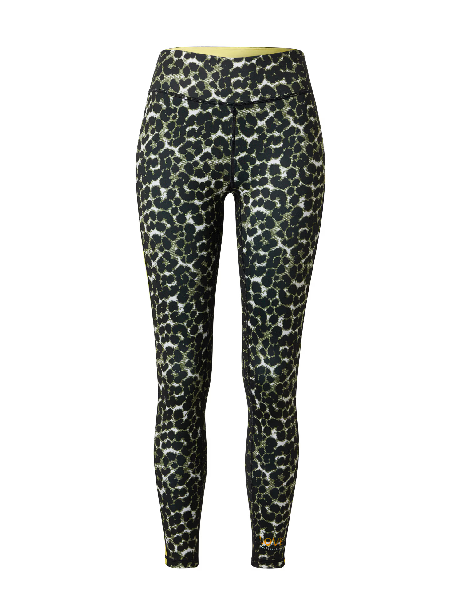 DELICATELOVE Pantaloni sport 'Nadi' culoarea pielii / galben / verde / negru - Pled.ro