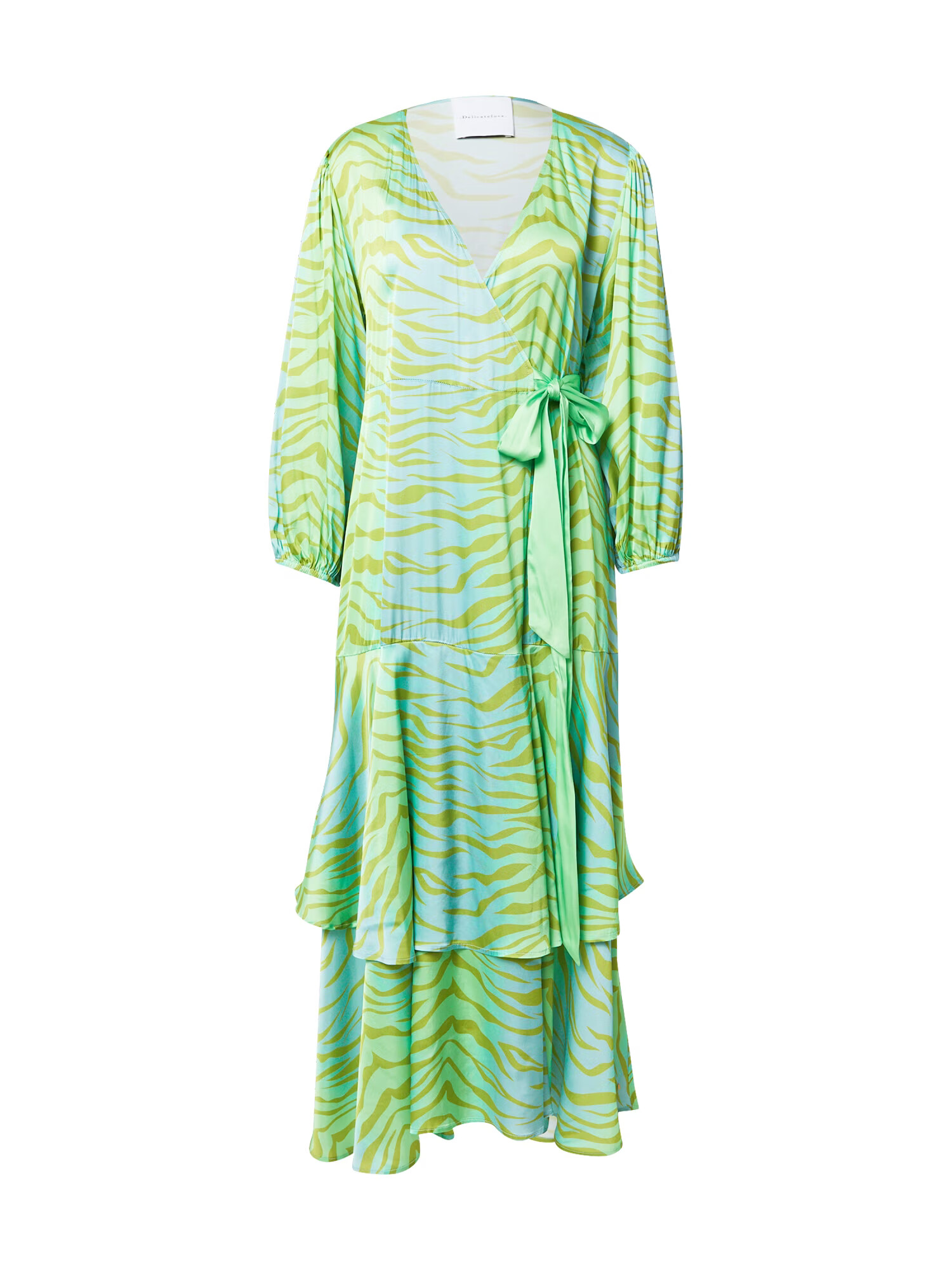 DELICATELOVE Rochie 'VOU' verde jad / verde măr / verde deschis - Pled.ro